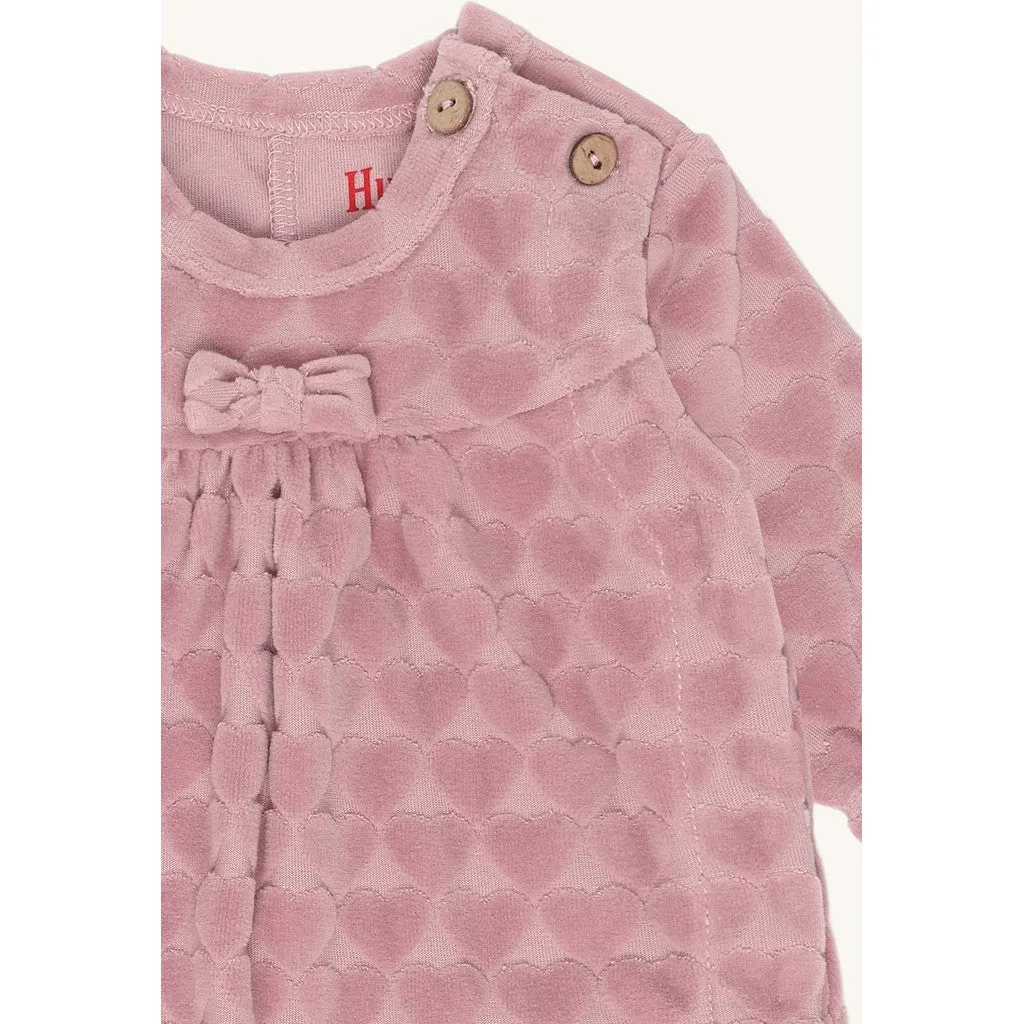 Hust & Claire Miles Heart jumpsuit heather hjerter bomuld