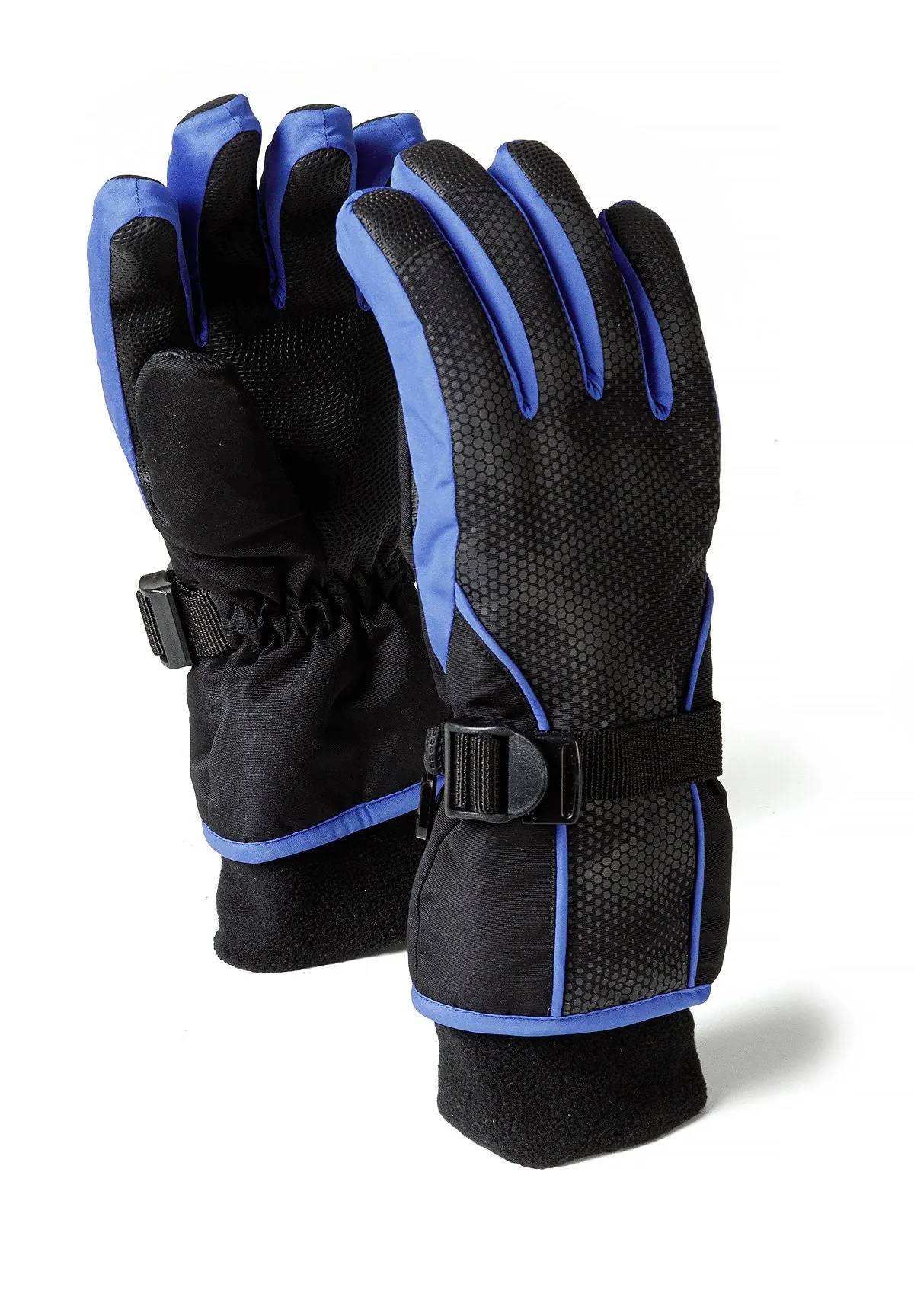 Minoti 45891 handsker sort quiltet 128-146