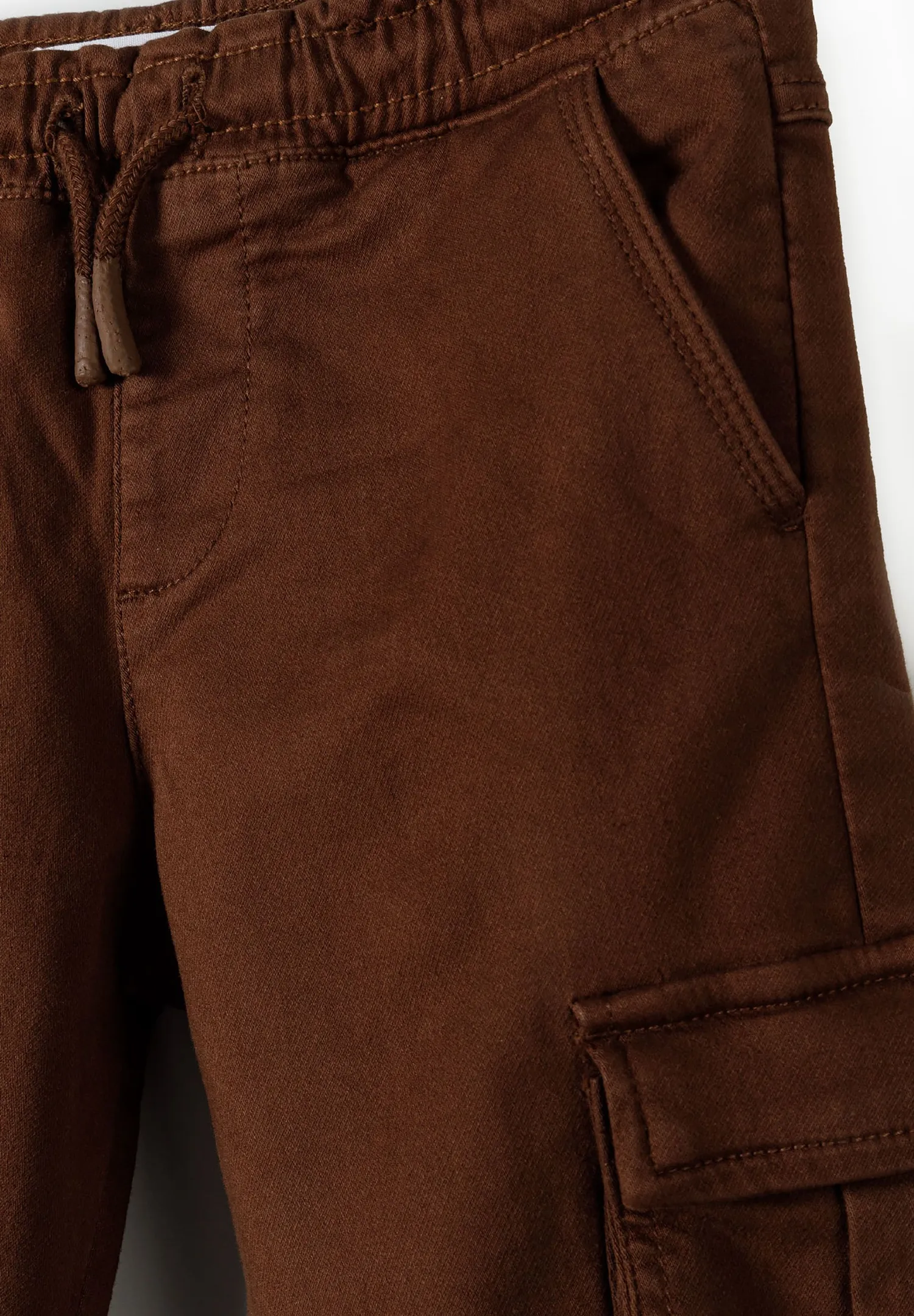 Minoti cargobukser drenge cognac canvas