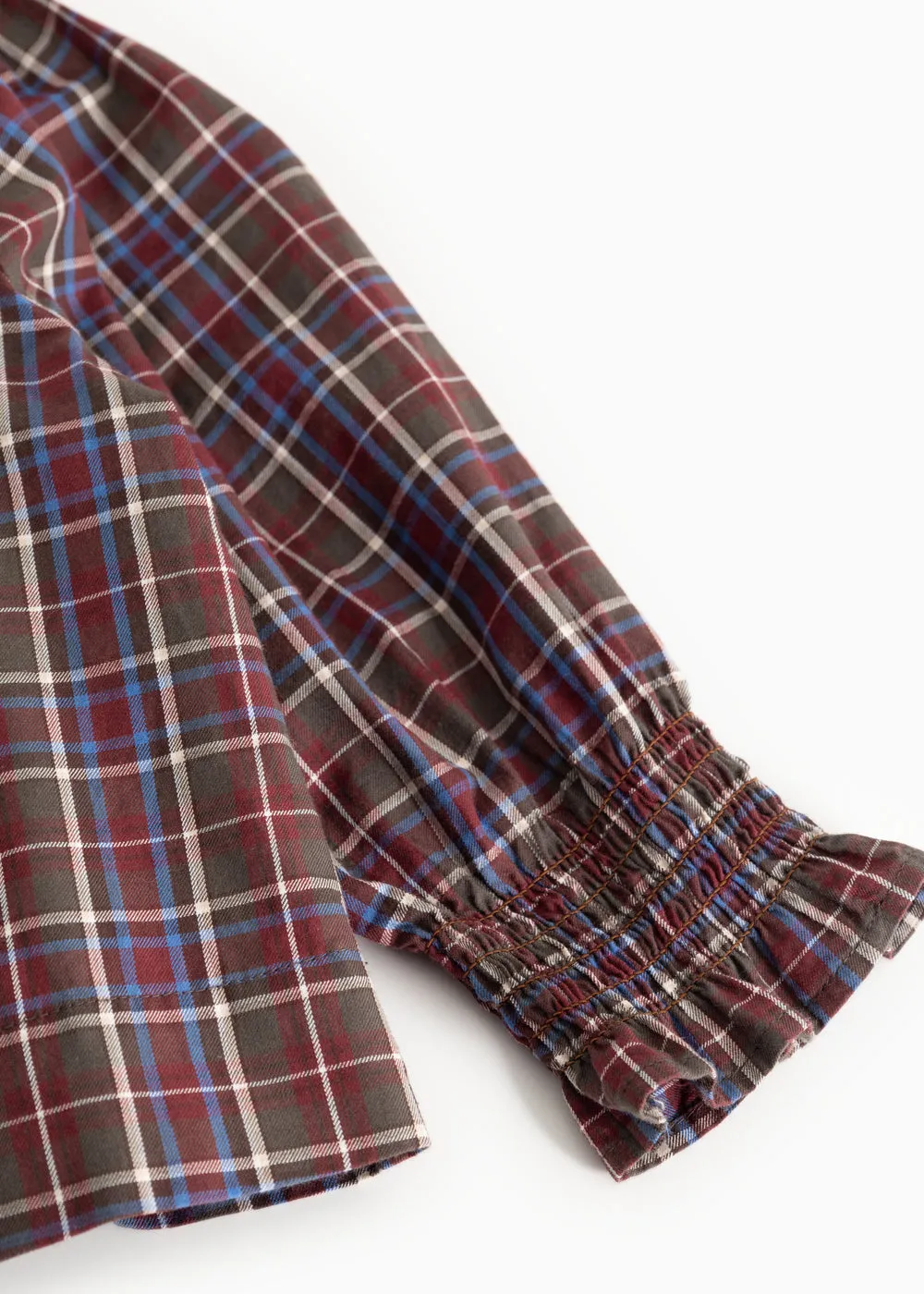 MarMar Copenhagen Tonala bluse Chocolate Check tern