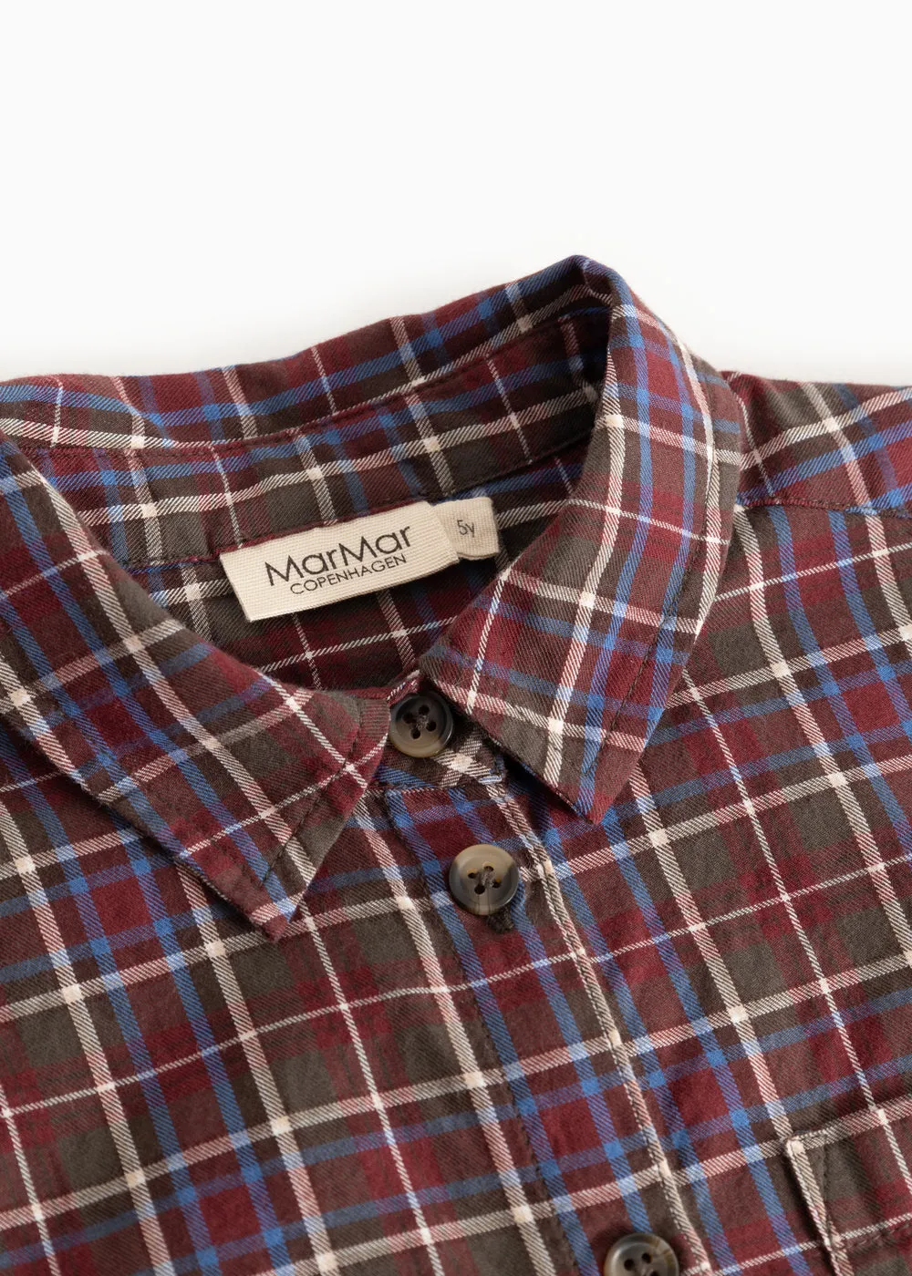 MarMar Tommy skjorte chocolate check ternet