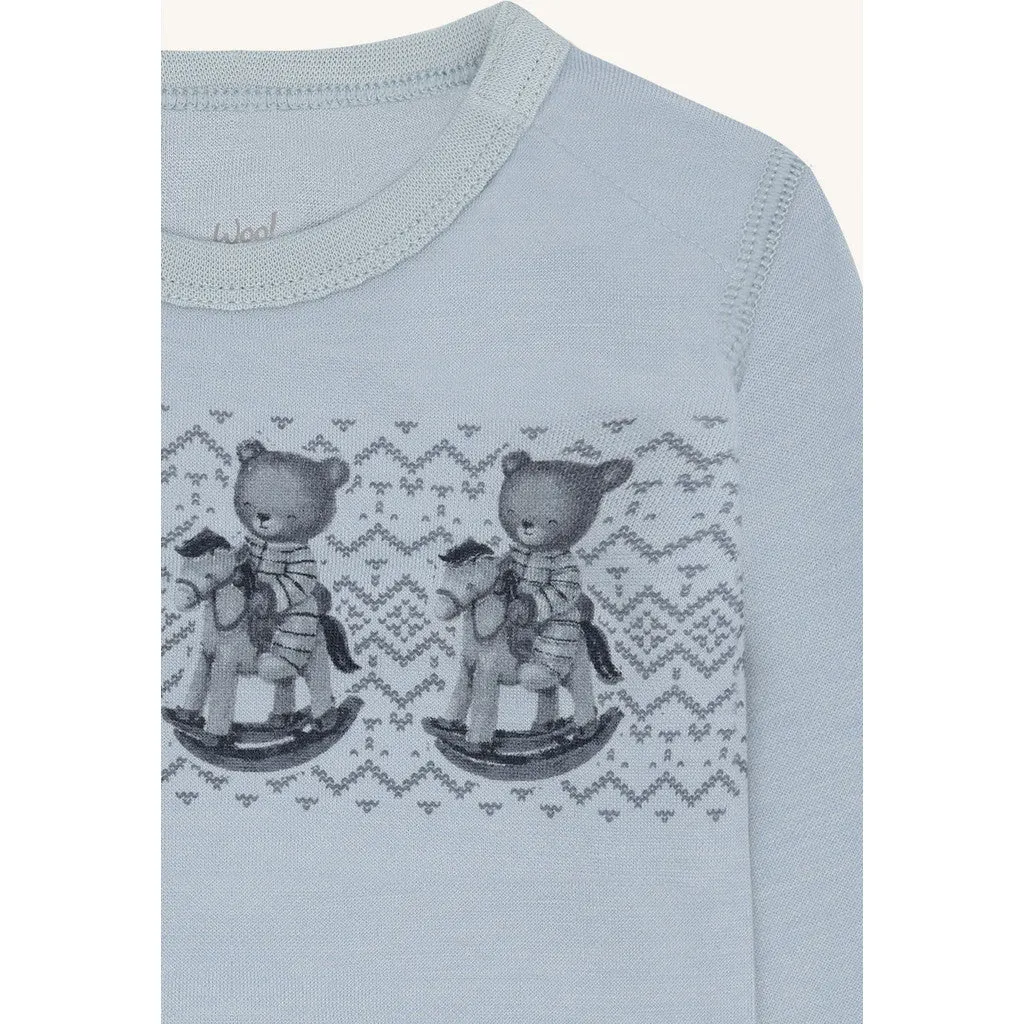 Hust & Claire HCBaloo body baby blue uld bambus