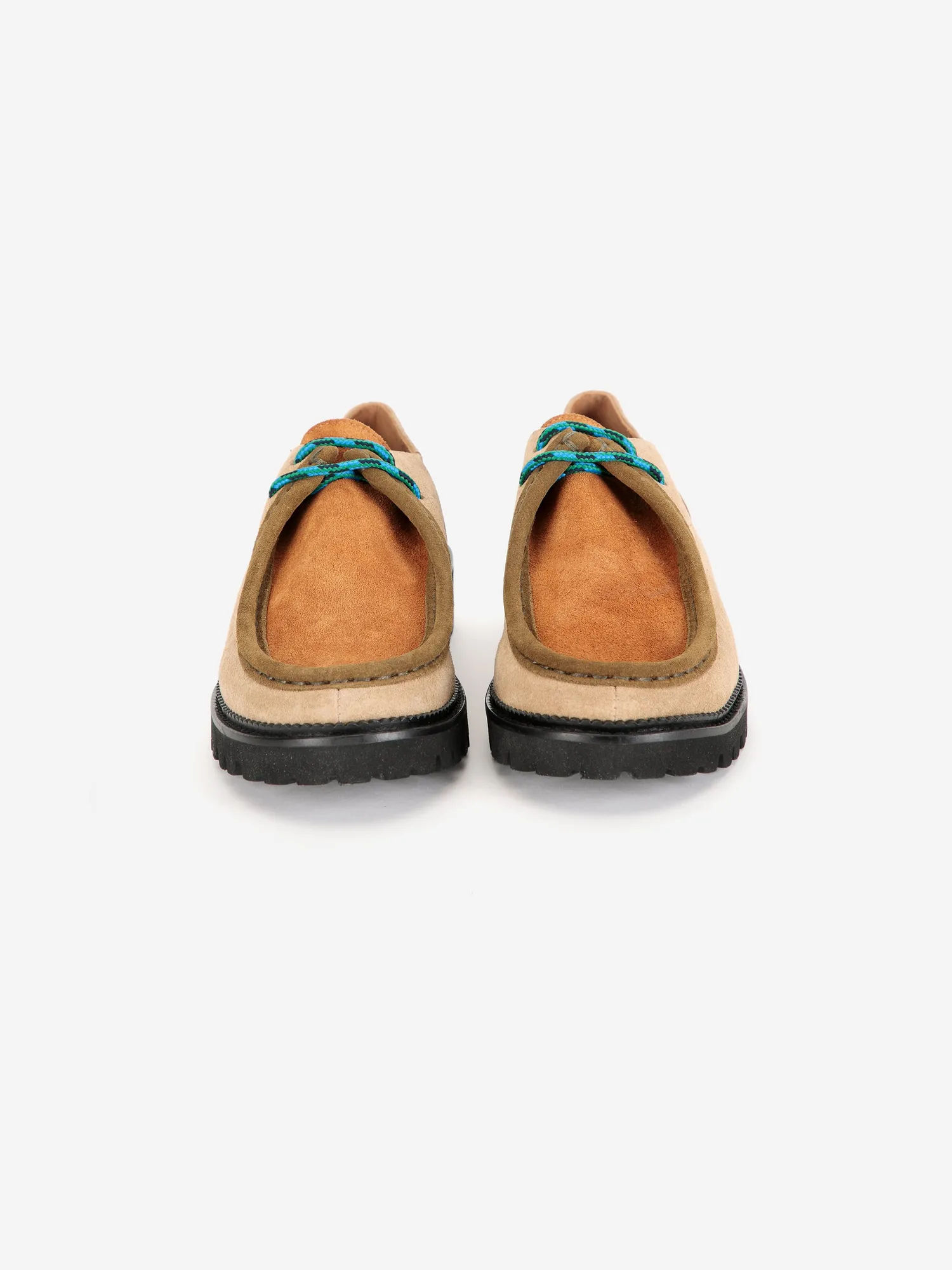 Bobo Choses Color Block Wallabee sko 36 beige ruskind