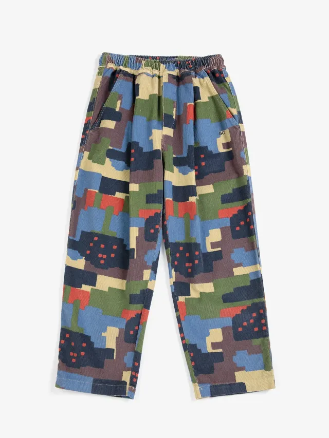 Bobo Choses Paint Forest fløjlsbukser multicolor 2-3 år