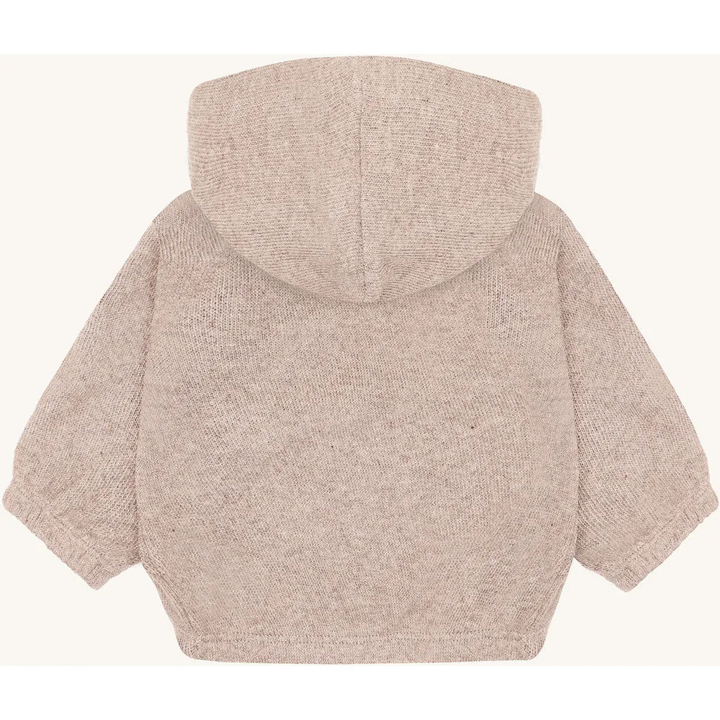 Hust & Claire Cookie Sheep cardigan Kangaroo Melange bomuld