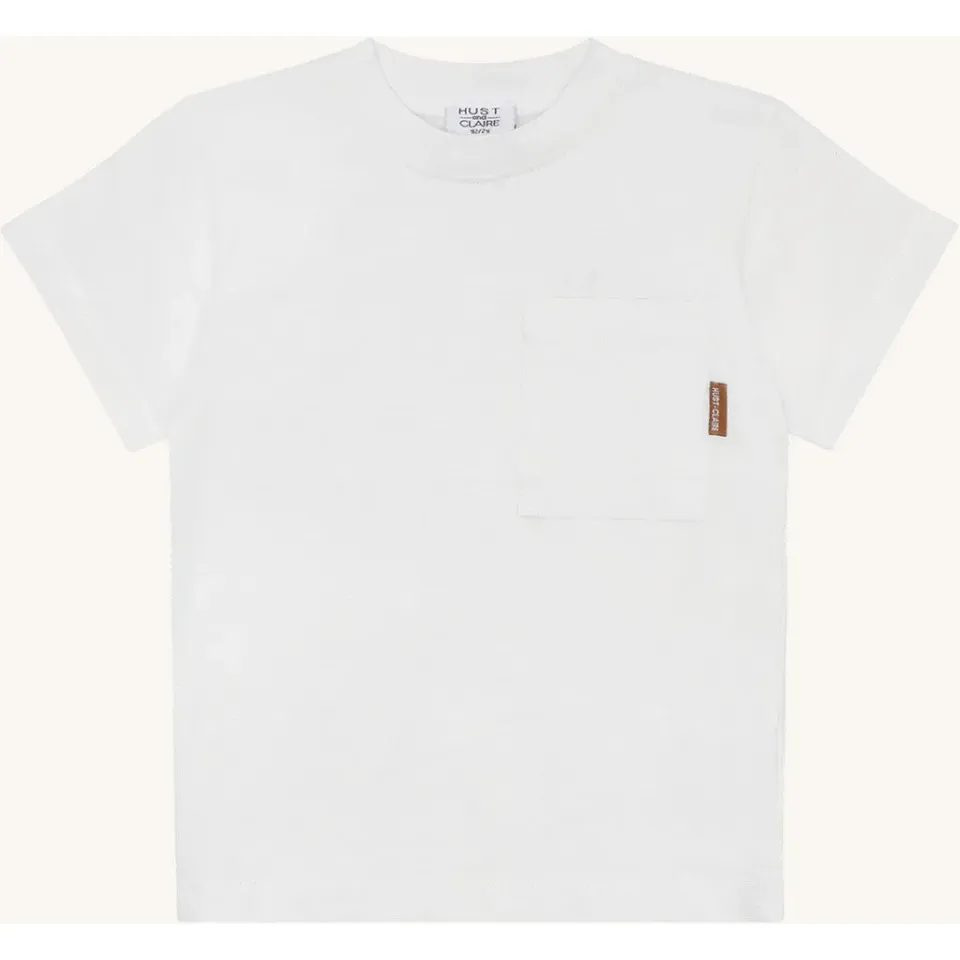 Hust & Claire HCAnton Slub T-shirt Ivory økologisk