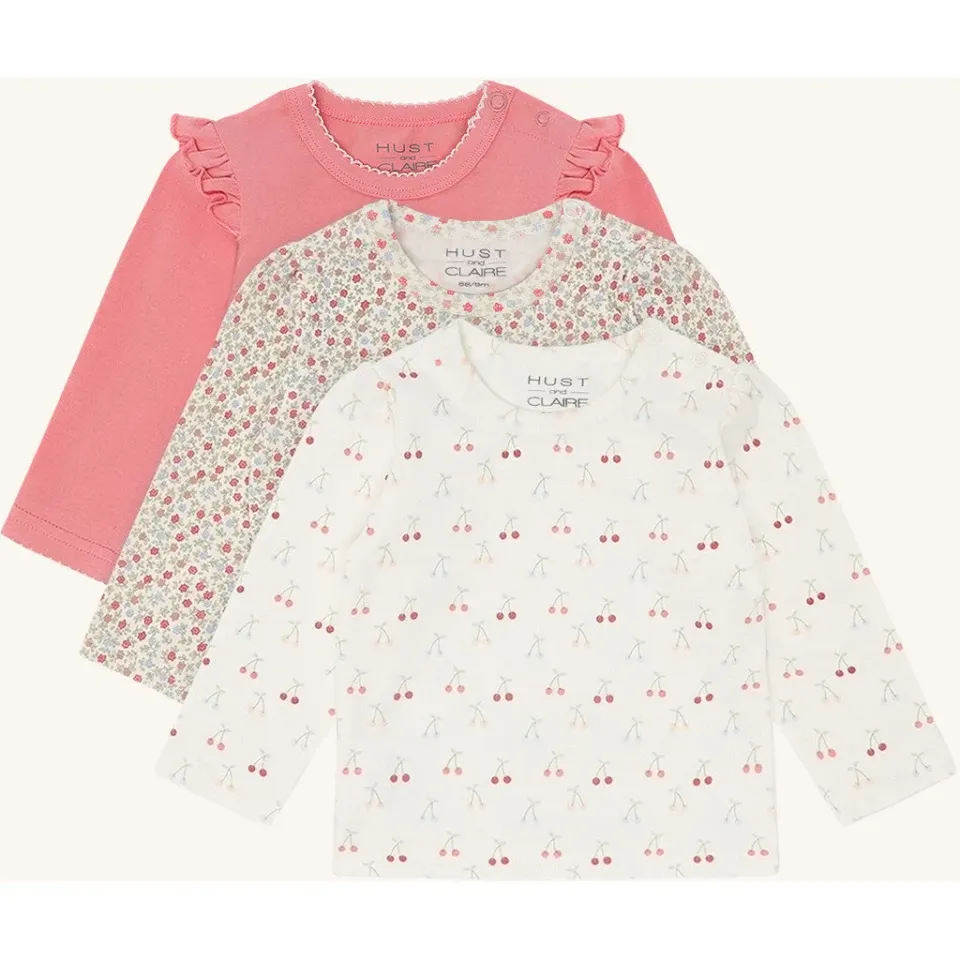 Hust & Claire HCAlda Spring bluse Ivory bomuld