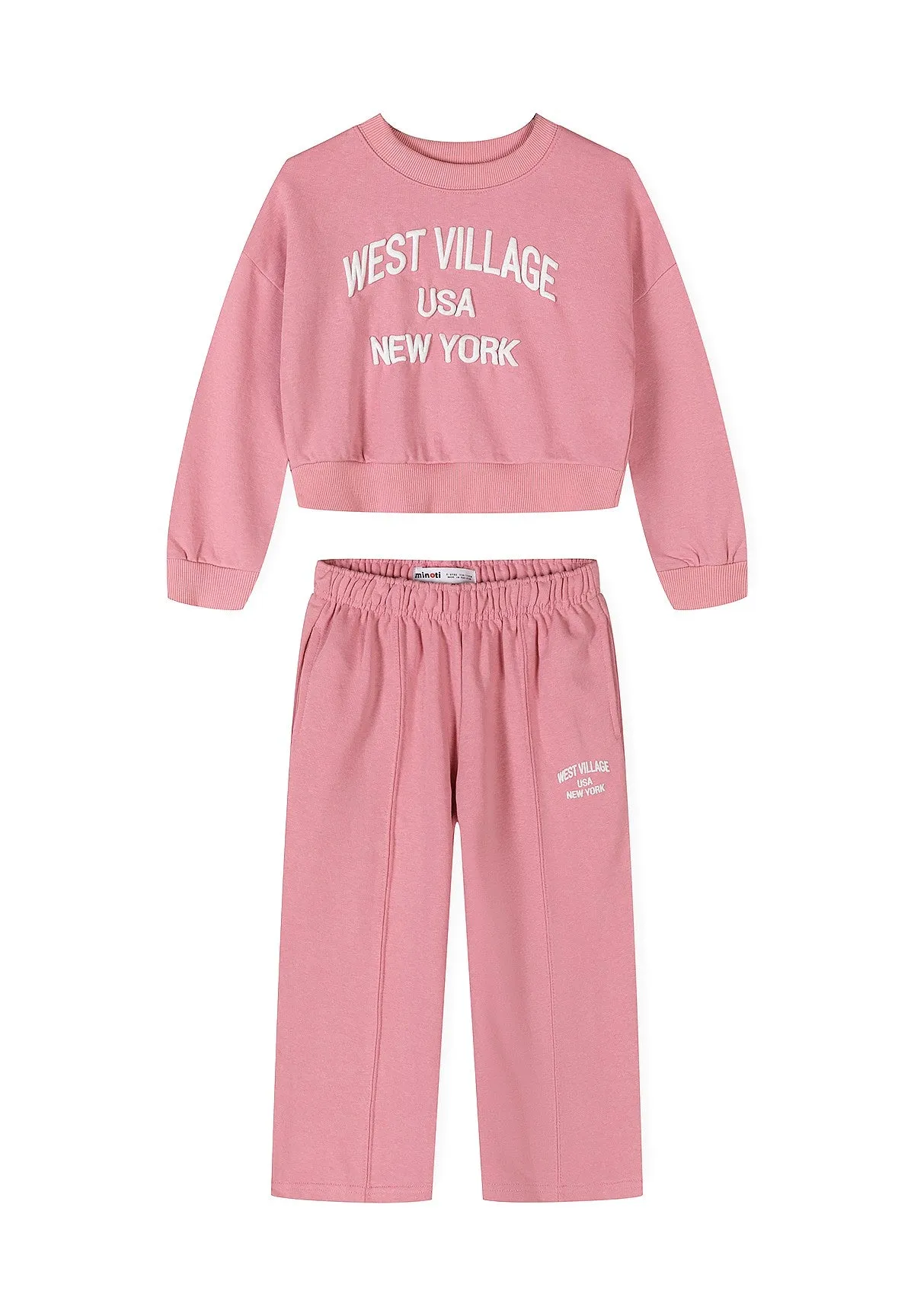 Minoti 44753 joggingdragt rosa piger