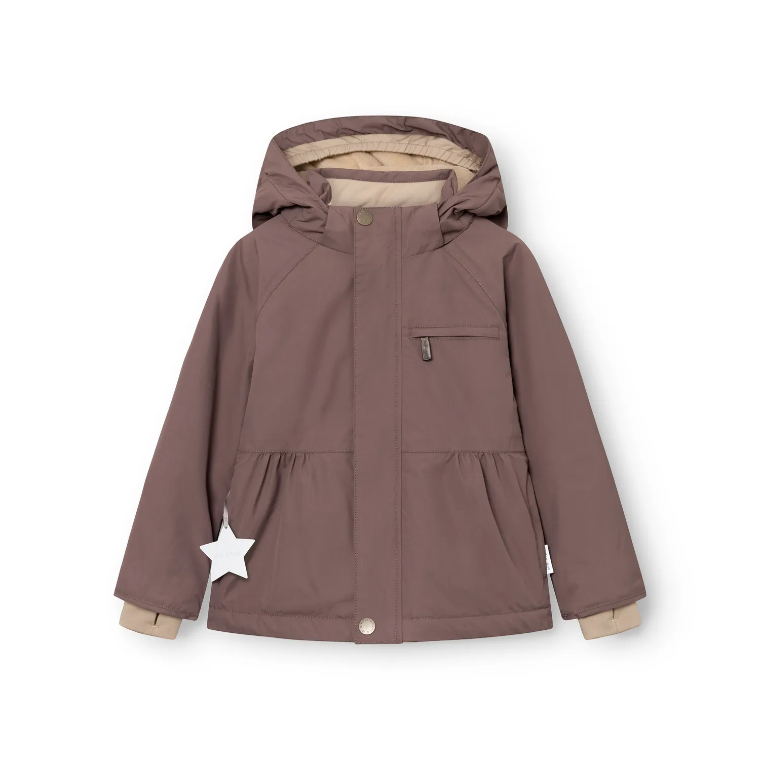 MINI A TURE Matbriddine vinterjakke Peppercorn plum -25°