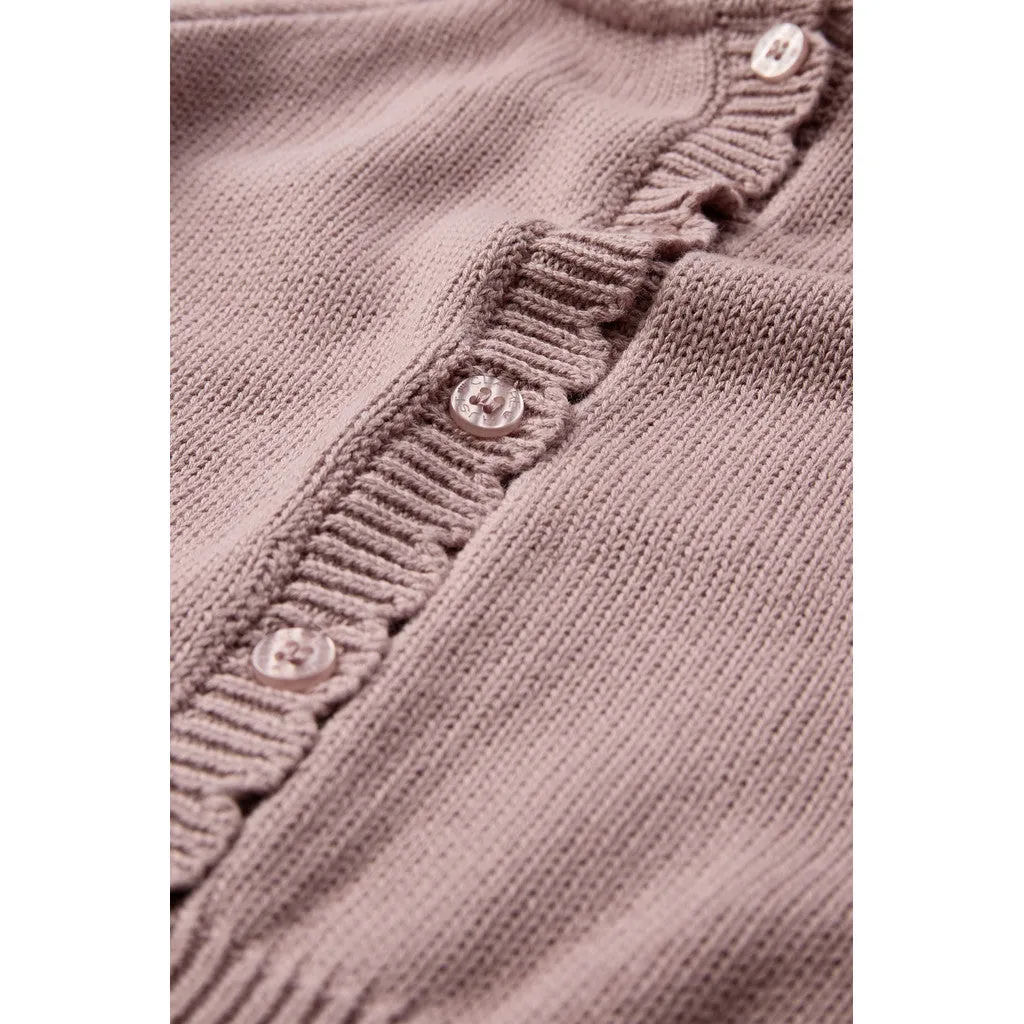 Hust & Claire HCCilja Unicorn cardigan Heather økobomuld