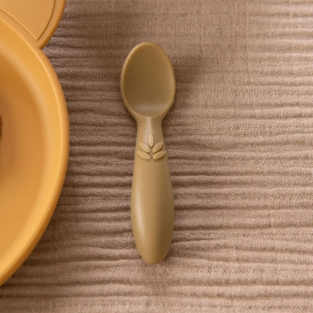 nuuroo Lykke silikone servicesæt Olive green 4-pak