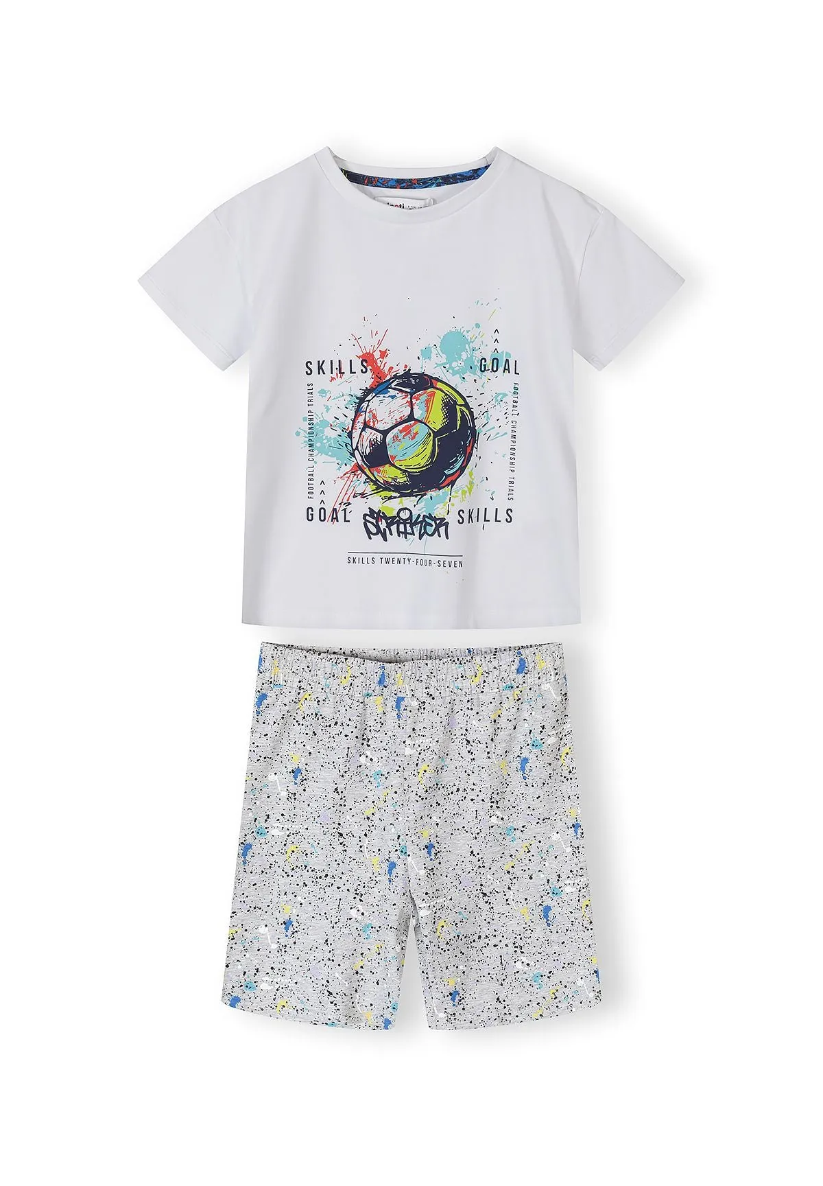 Minoti 43021 pyjamas drenge fodbold 2-pak