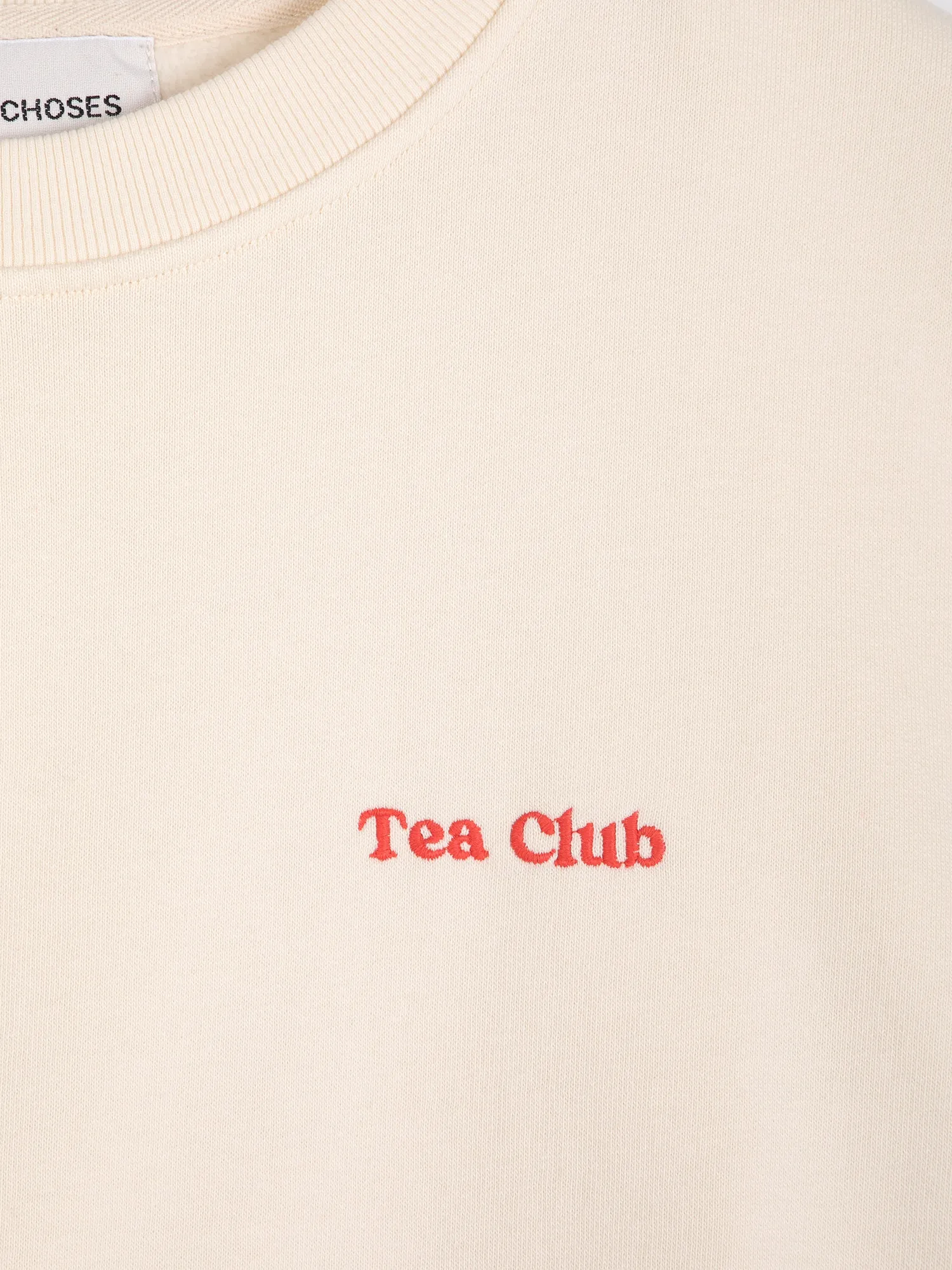Bobo Choses Monster Mug sweatshirt offwhite genbrug