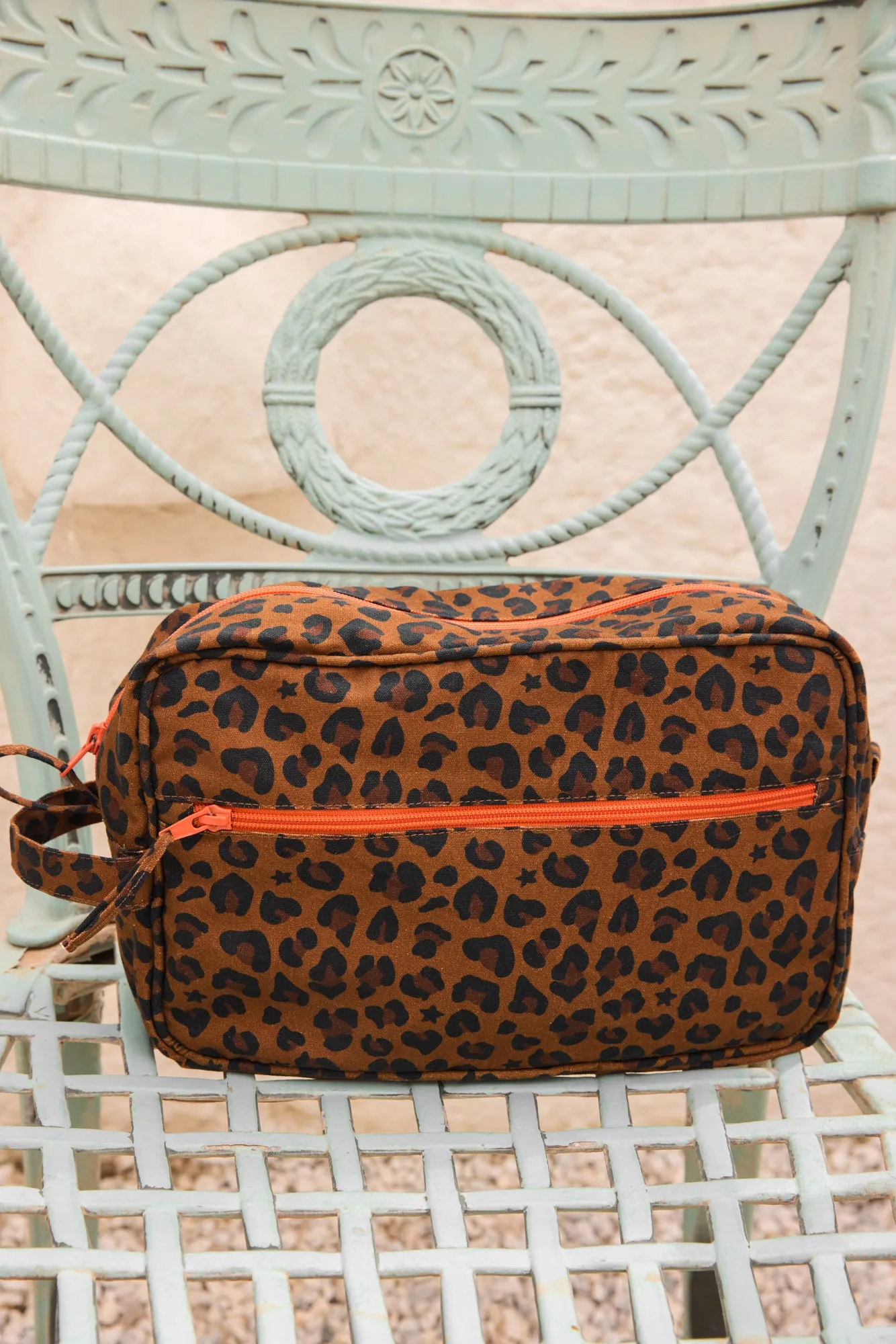 Bonton Leopard penalhus toilettaske bomuld