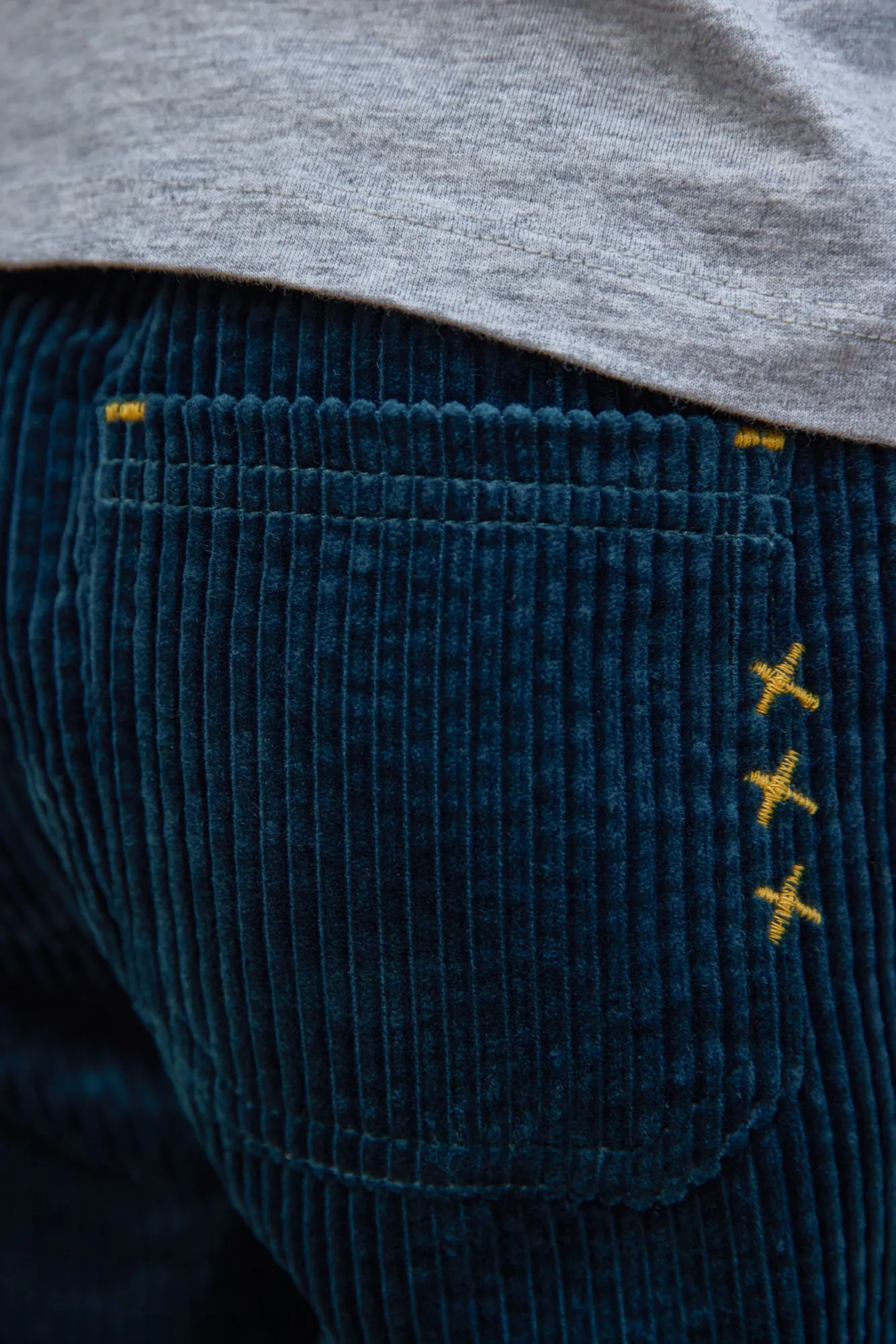 Bonton Datcha King Blue bukser velour snøre