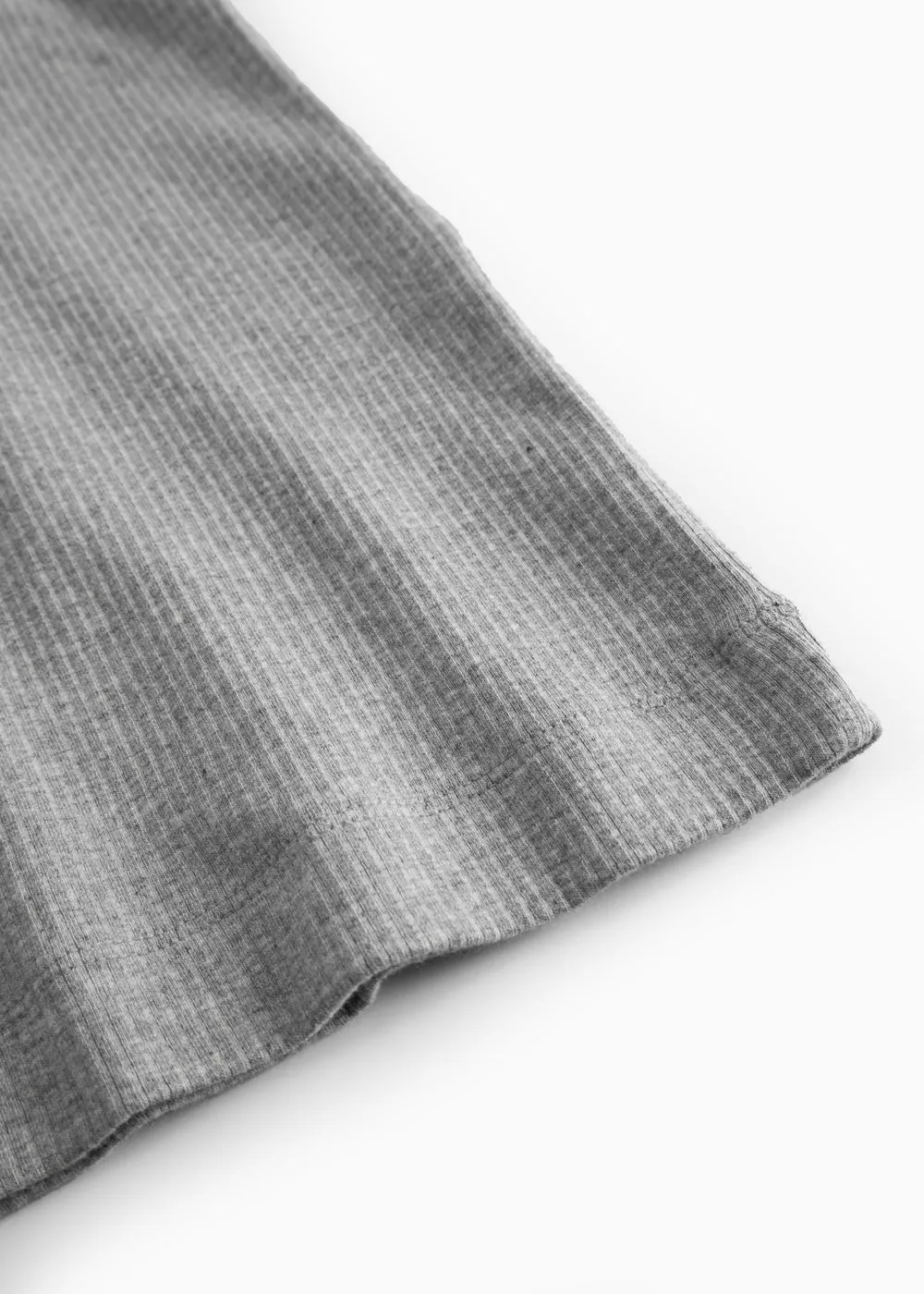 MarMar Dress W kjole Light Grey Melange rib