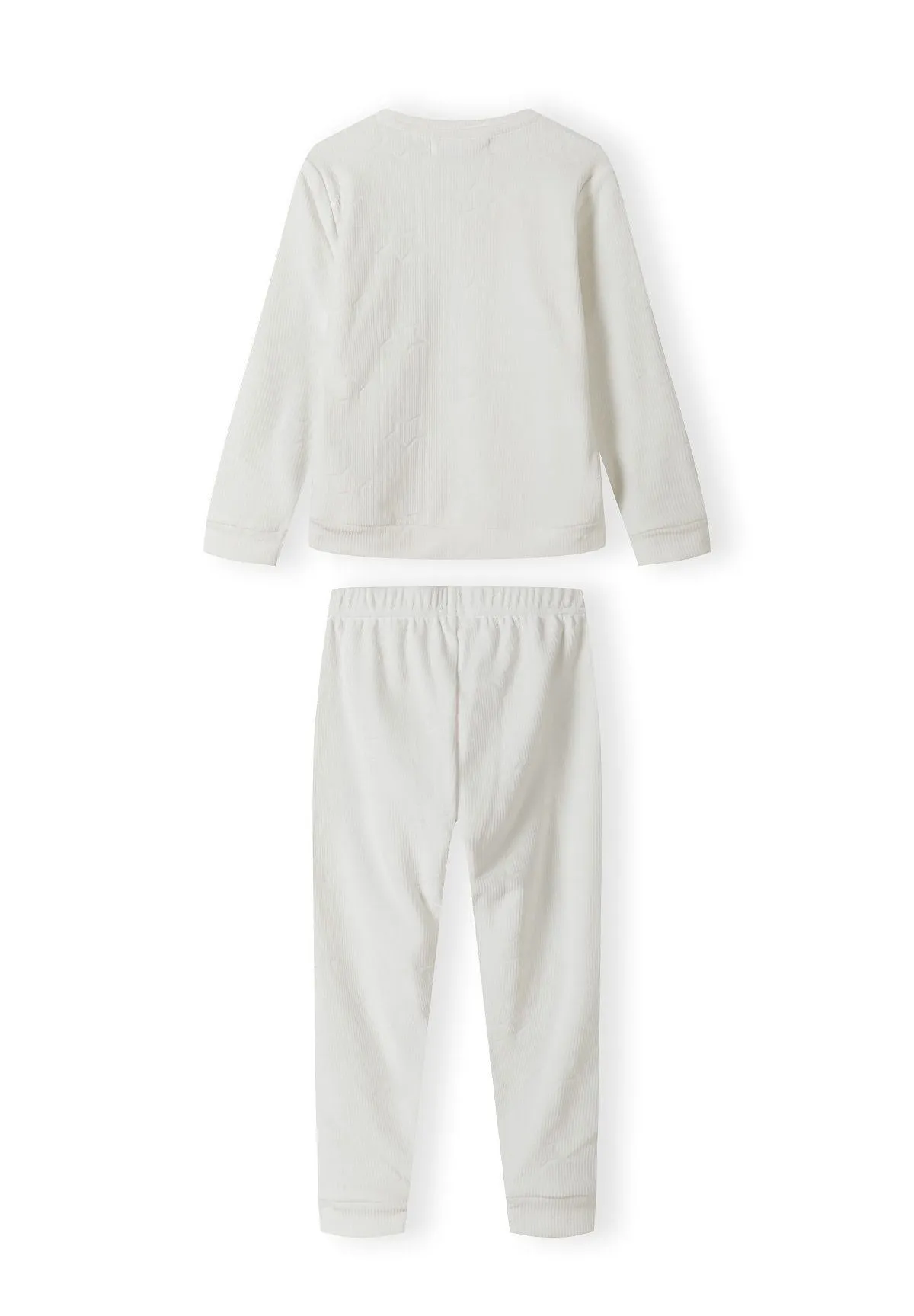 Minoti 41562 pyjamas creme velour print