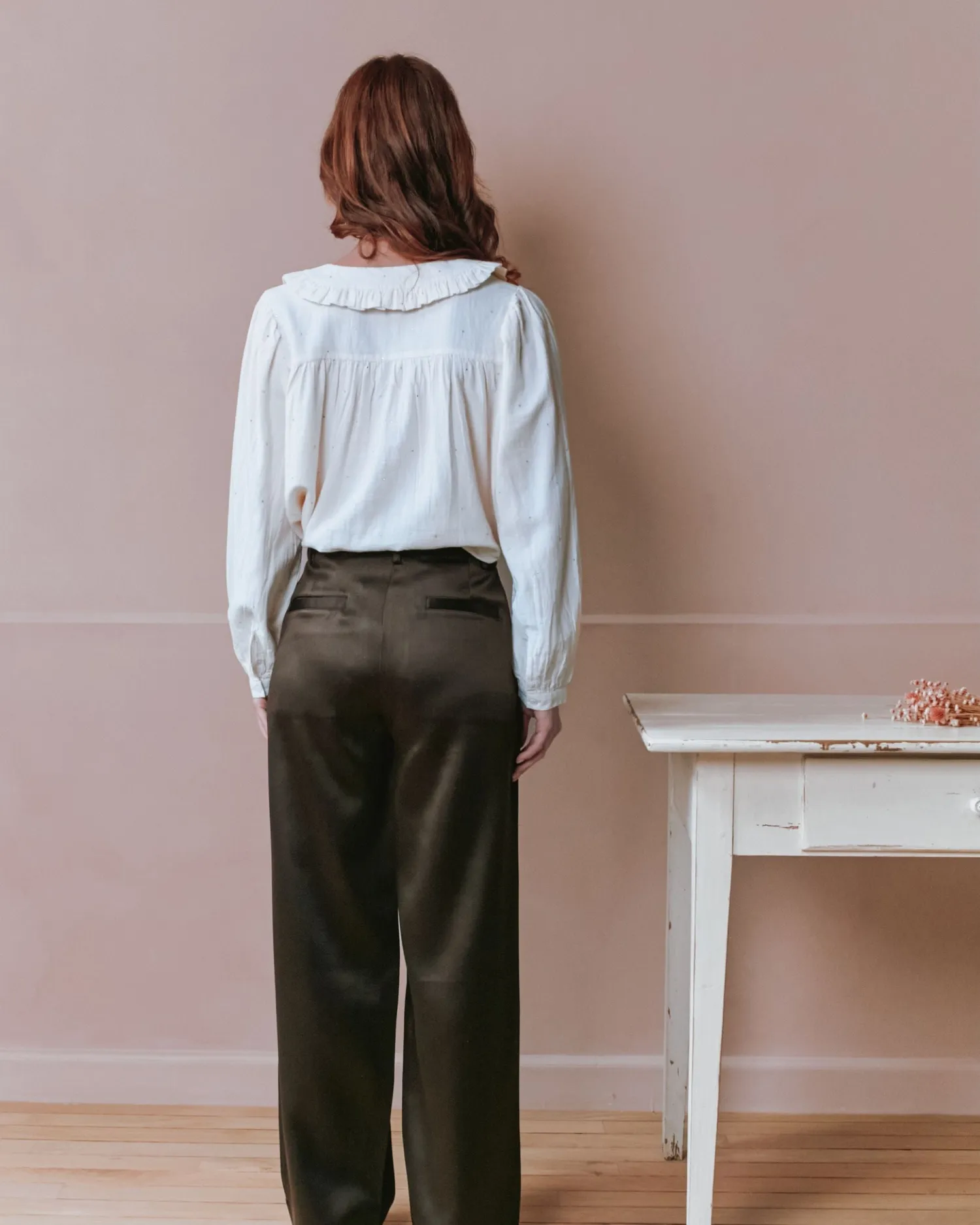Emile et Ida Estellation bluse creme mukesh
