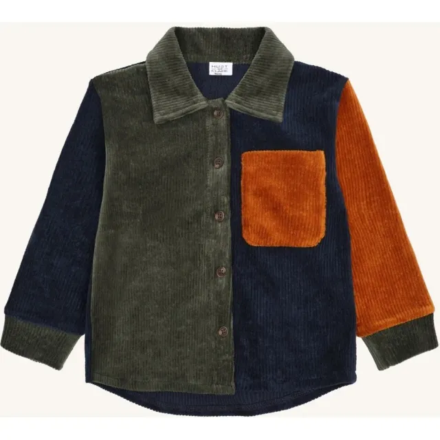 Hust & Claire Ravn velourbluse Deep Ivy økologisk