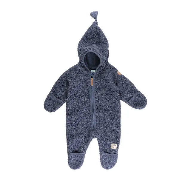 MINI A TURE RE-LOVED Matadel teddy jumpsuit Ombre blue 6m