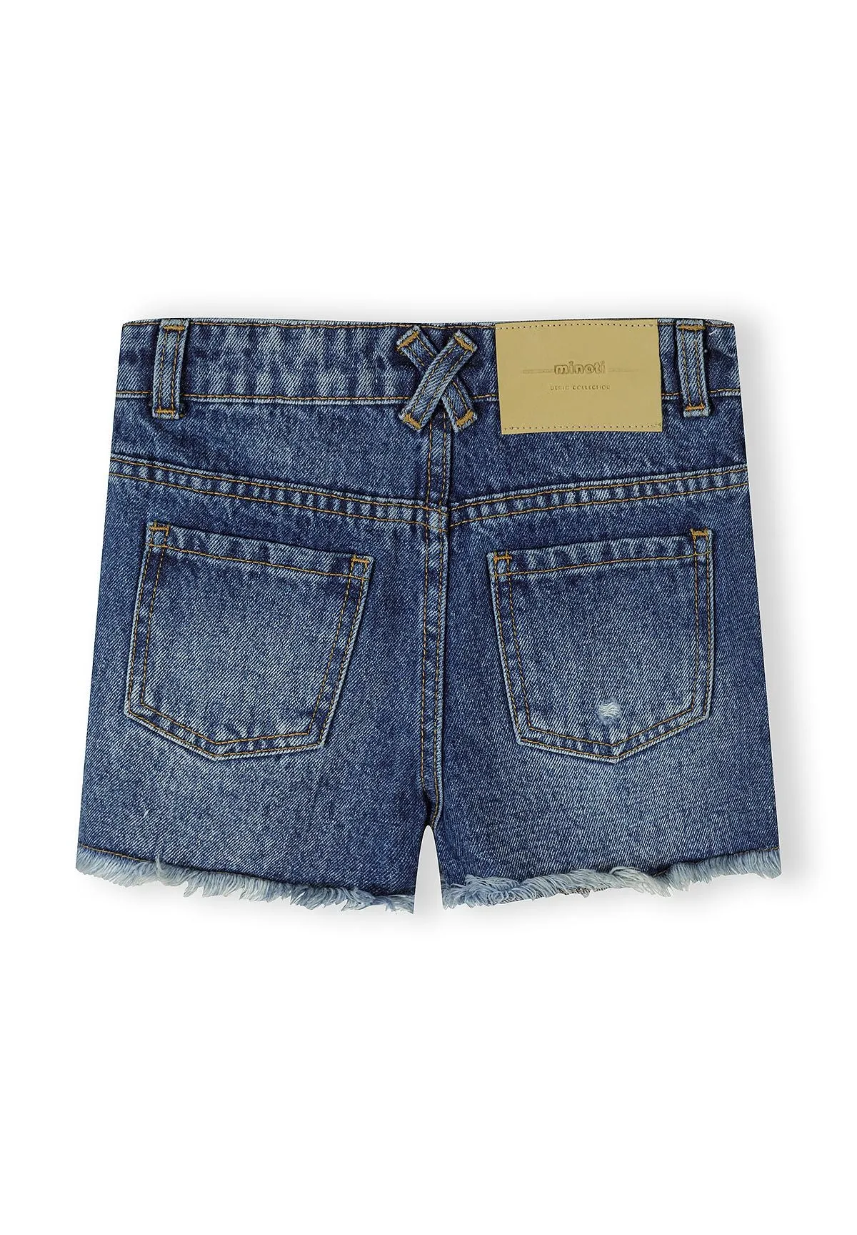 Minoti 44937 pige denimshorts 2-pak lyseblå
