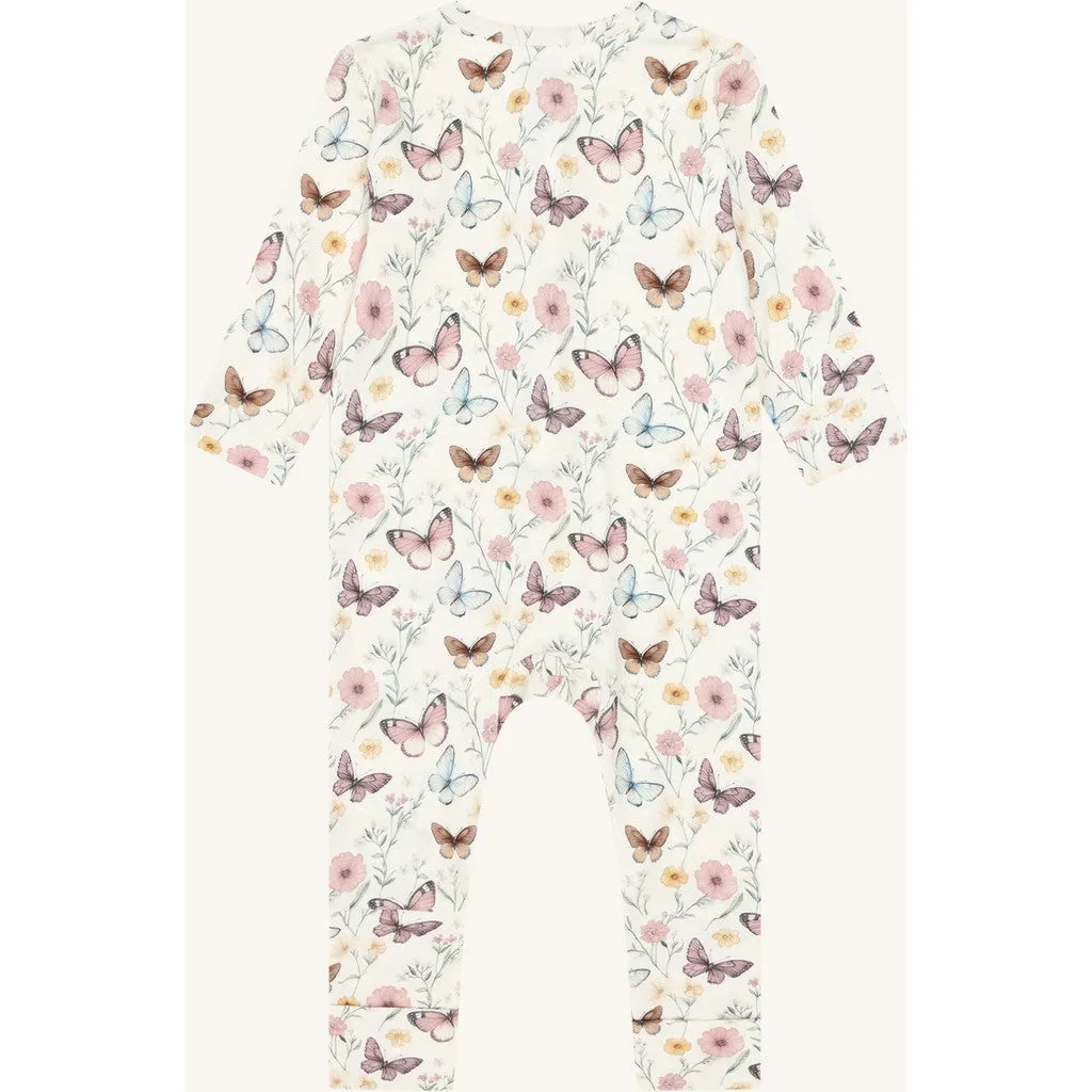 Hust & Claire Mulle Butterfly natdragt Ivory bambus