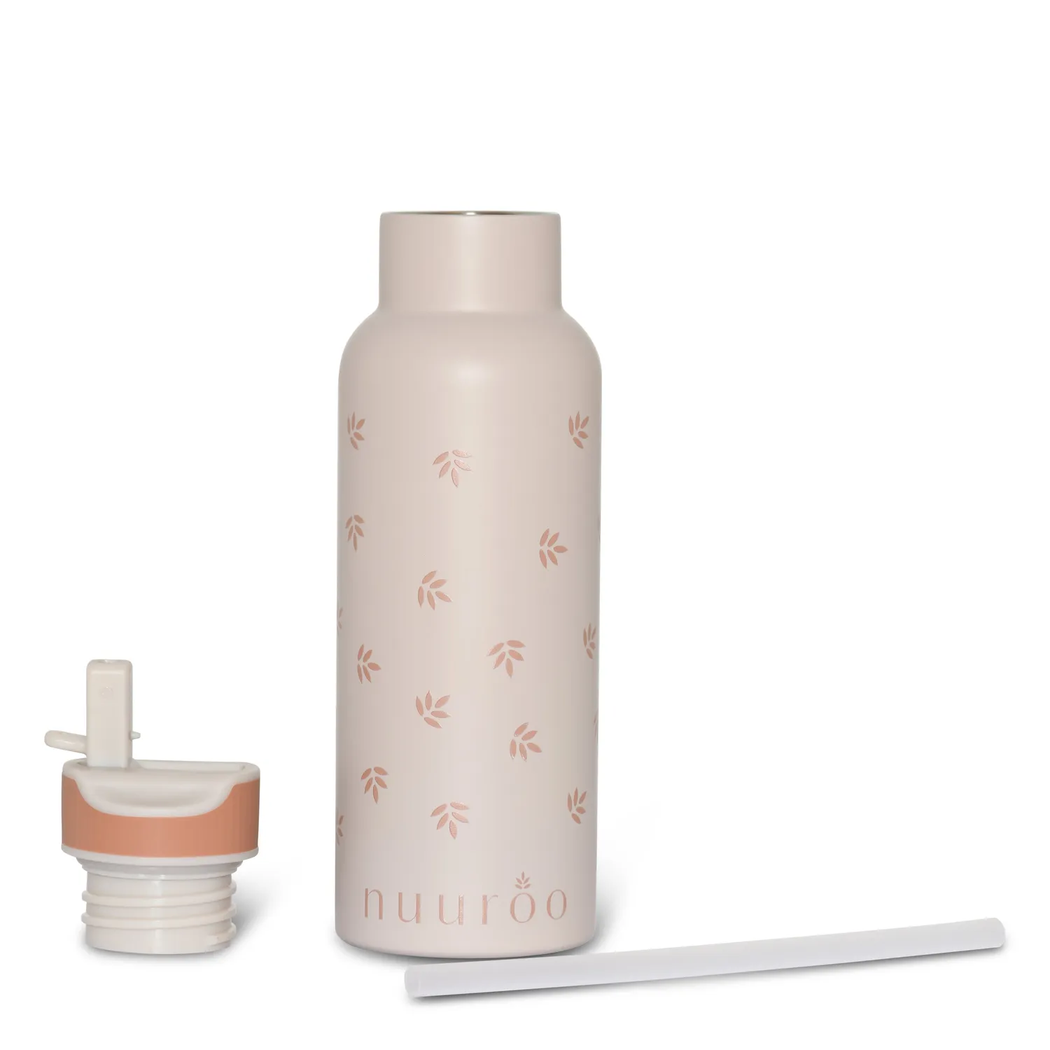 nuuroo Conrad vandflaske 500 ml Cork leaf stål