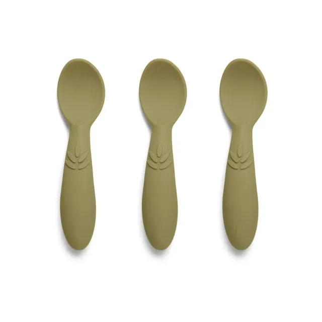 nuuroo Ella silikone skeer 3-pak Olive green 10,5 cm