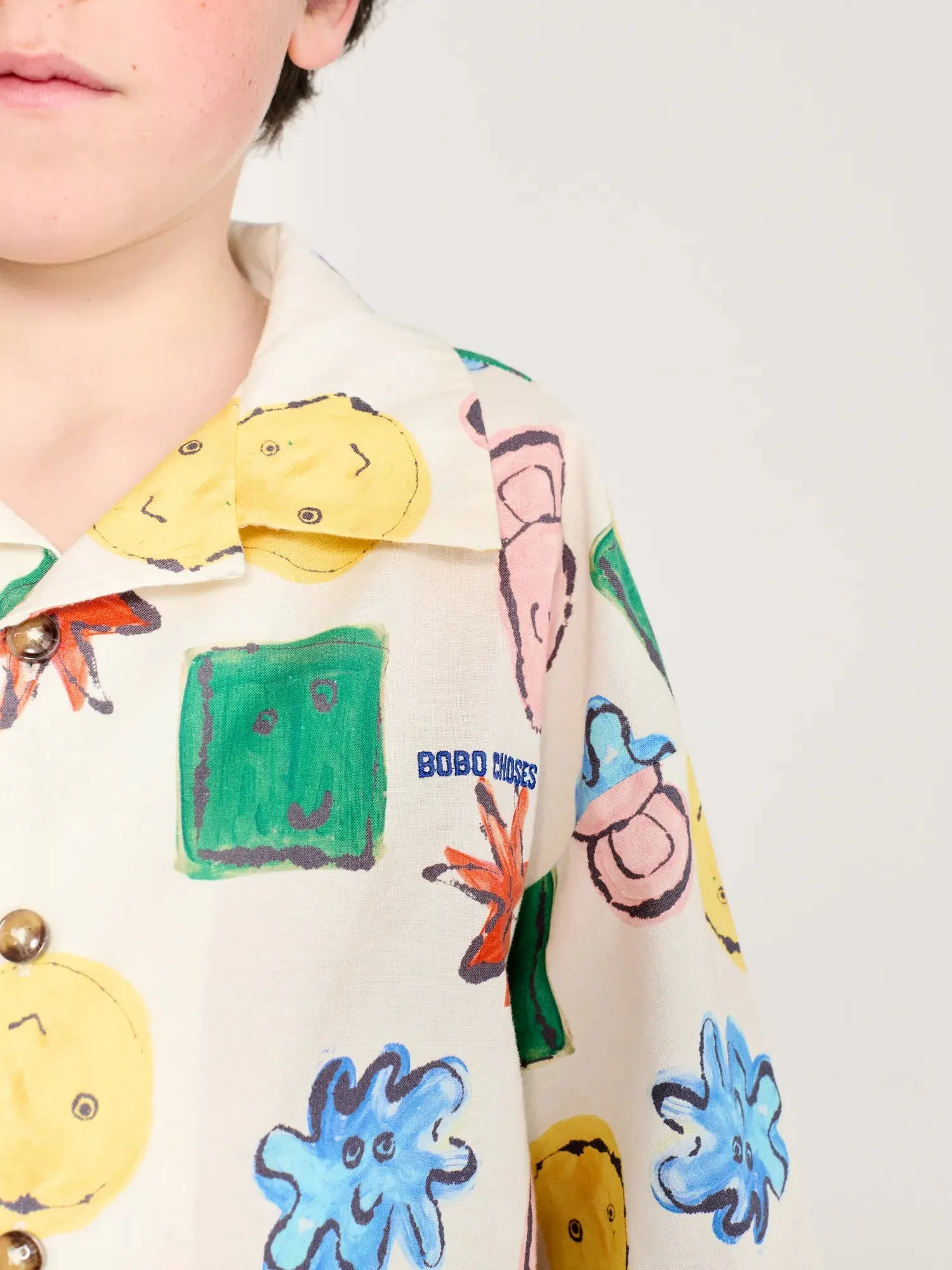 Bobo Choses Monster Gang pyjamassæt offwhite 2-3Y