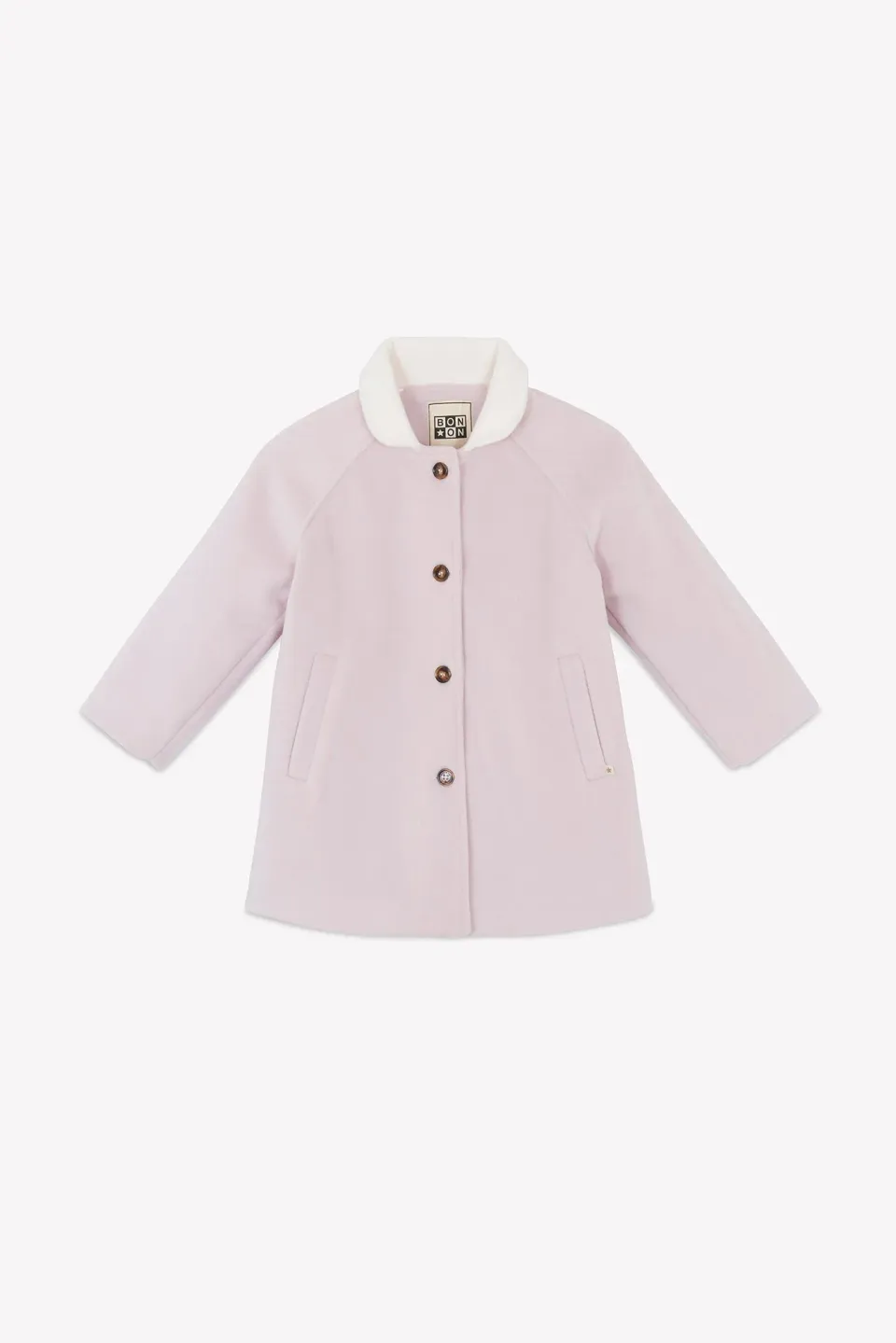 Bonton Maelle frakke rose blossom A-facon 4-14 år