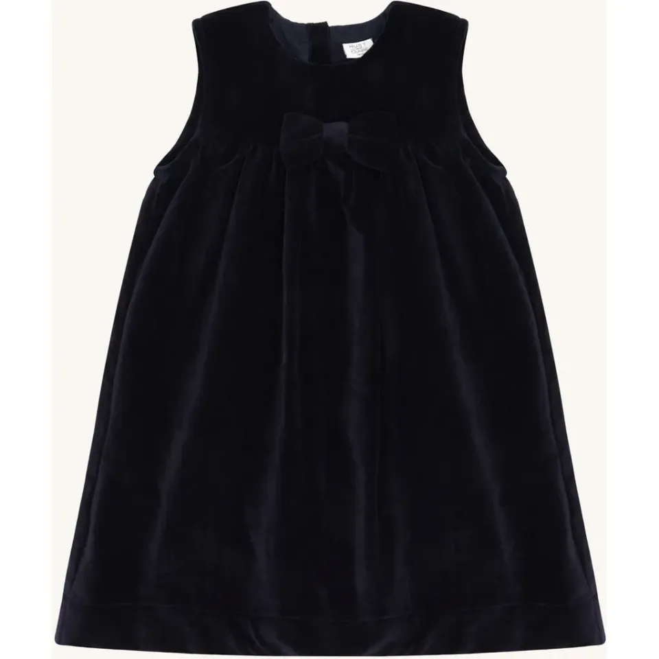 Hust & Claire Karoline Molskin kjole More Navy bomuld