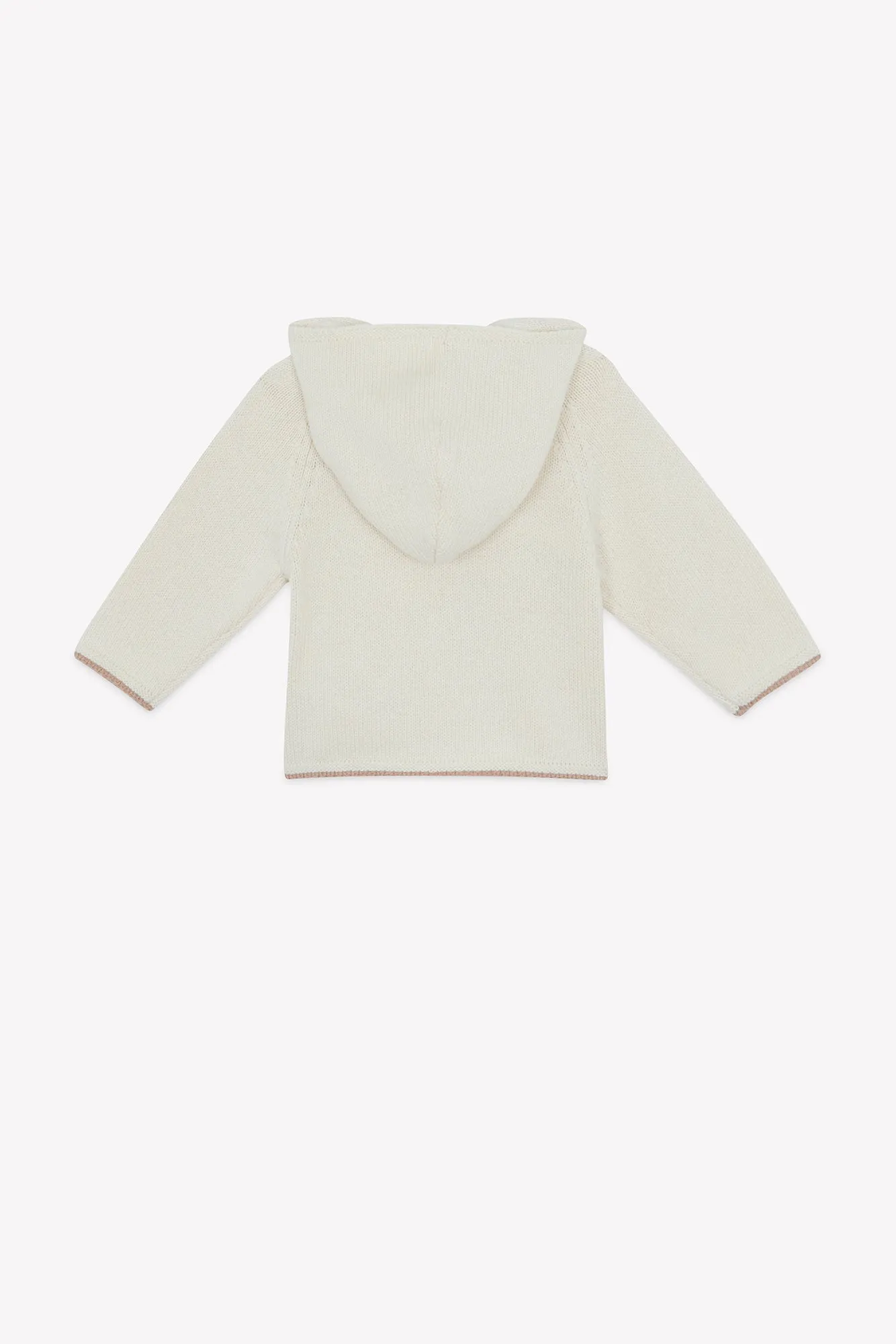 Bonton Marin Mouton vest baby hætte bomuld