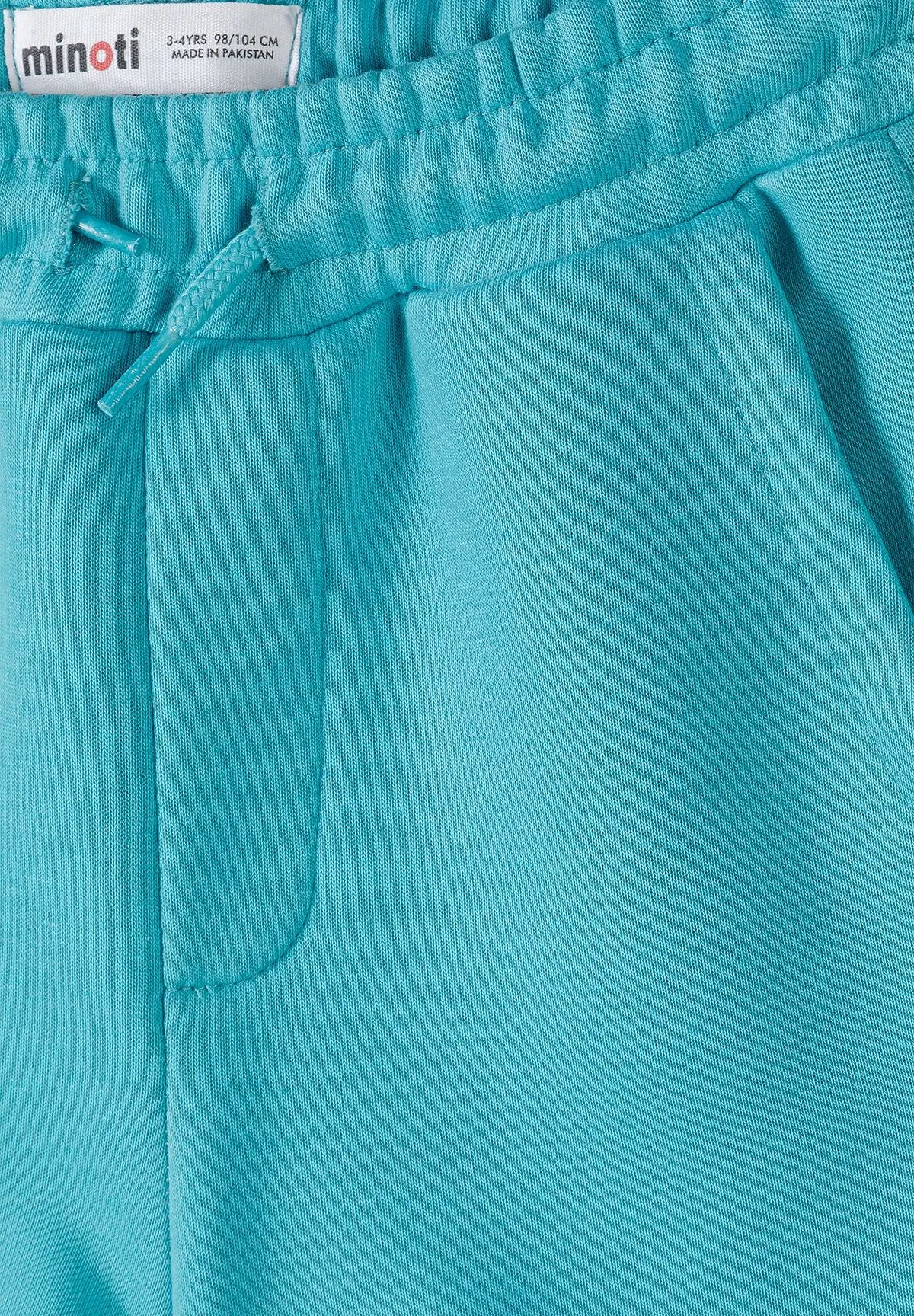 Minoti 44772 Sweatshorts turkis 3-pak bomuld