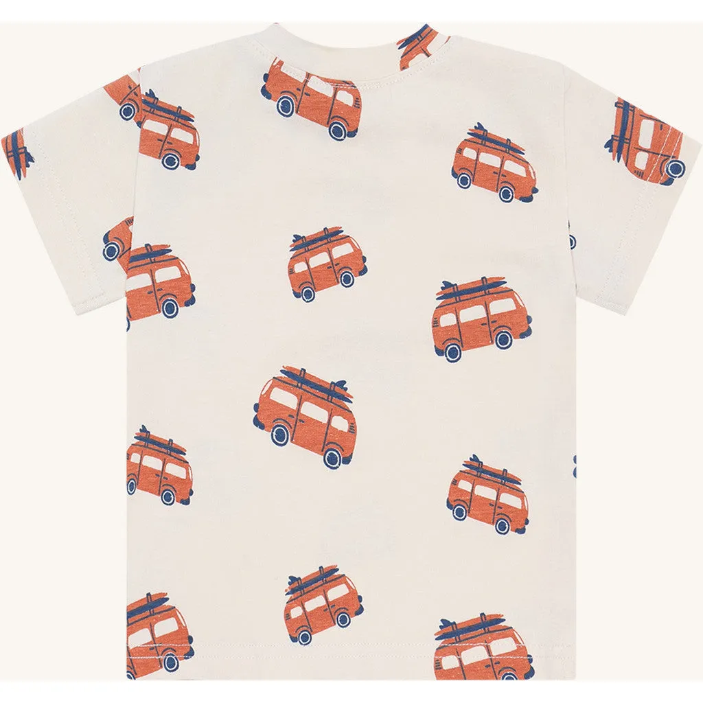 Hust & Claire HCAnton Van t-shirt sandshell bomuld