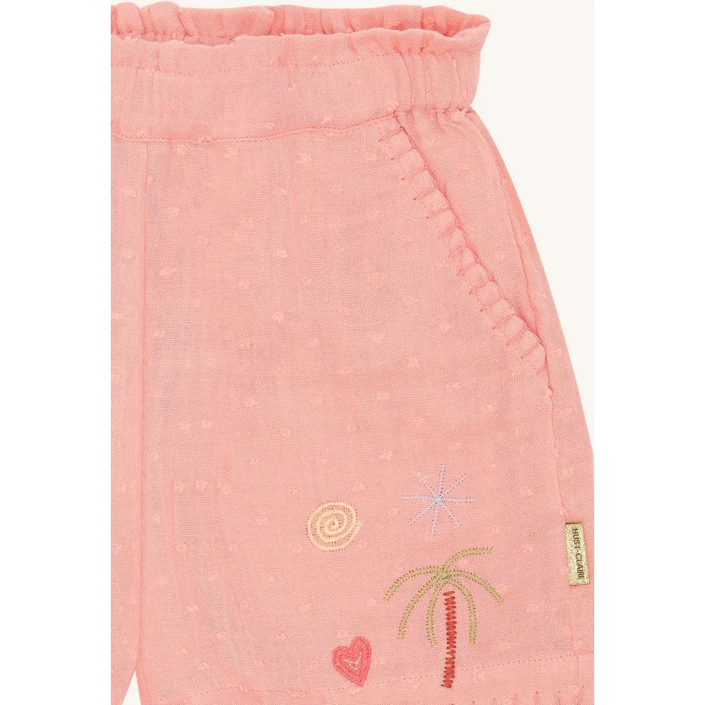 Hust & Claire HCHelena Dobby shorts Shell bomuld