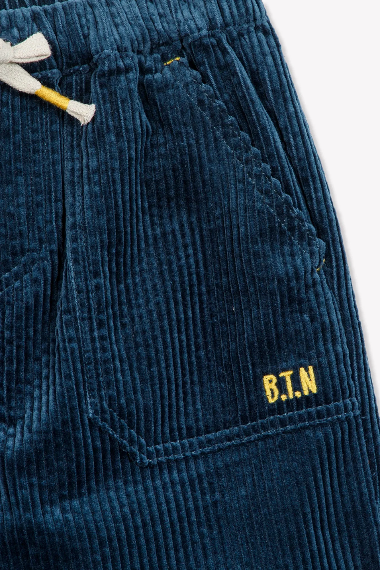 Bonton Datcha King Blue bukser velour snøre