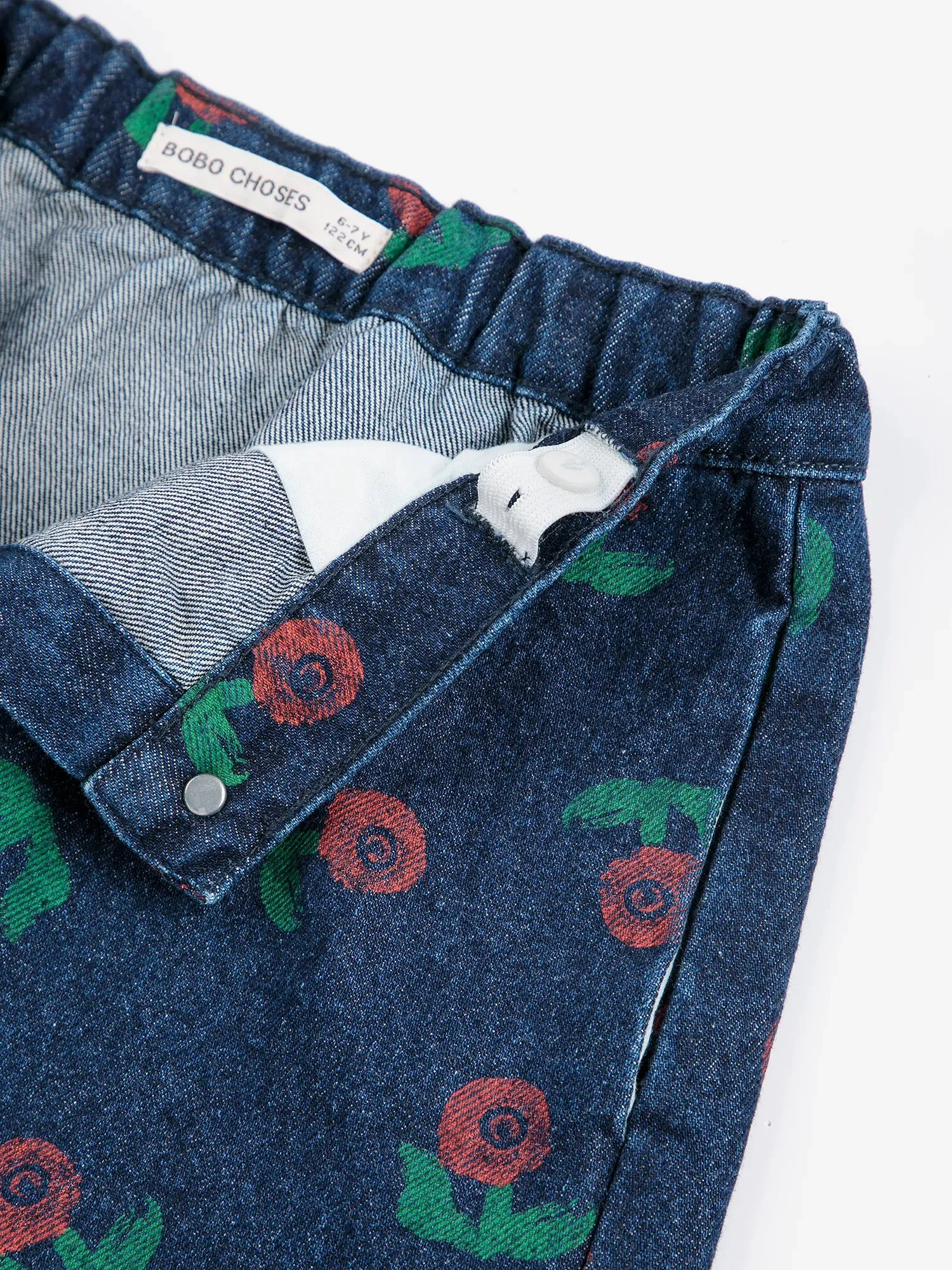 Bobo Choses Stamp Bloom denimnederdel 2-3Y