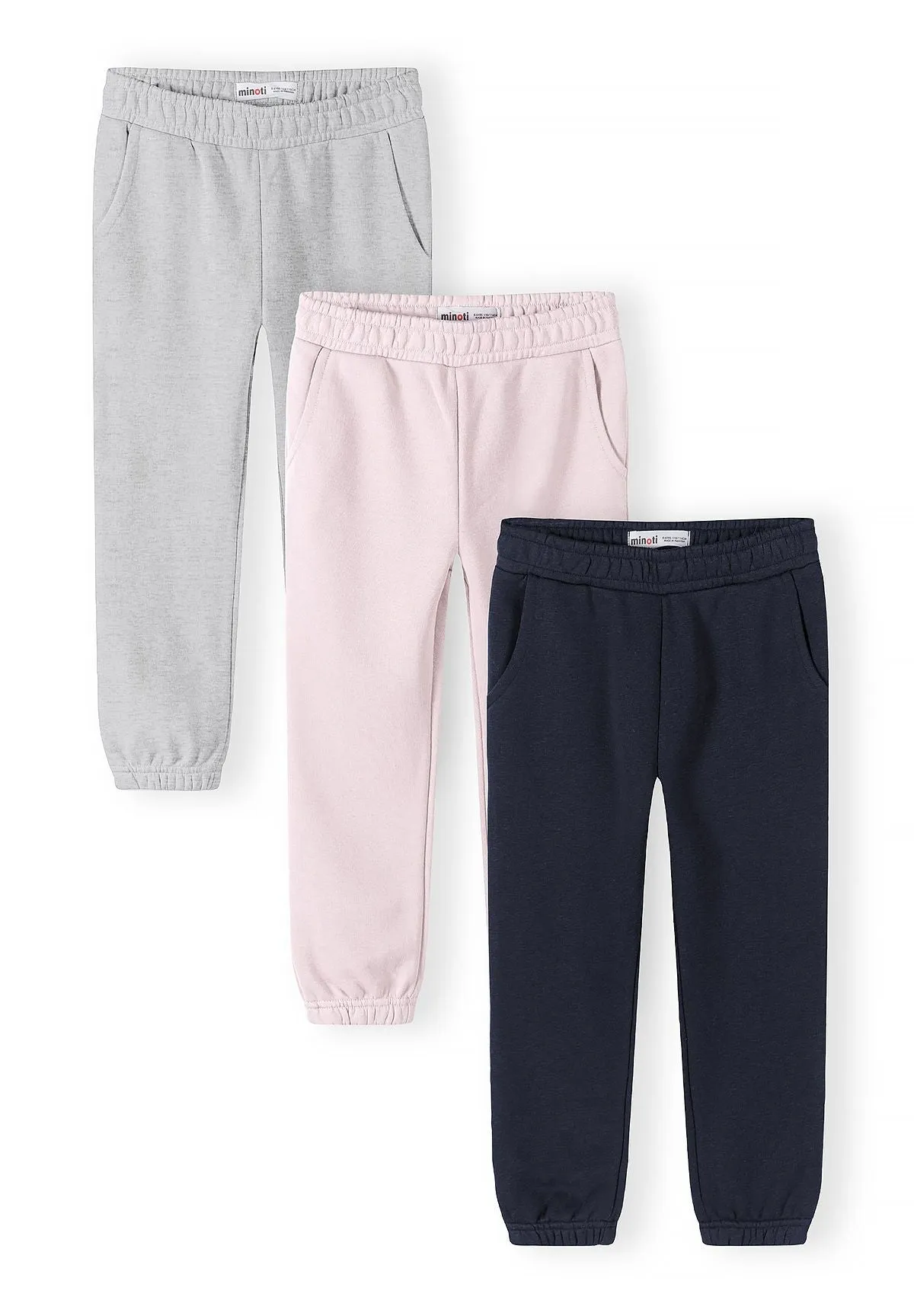 Minoti 44743 joggingbukser 3-pak rosa pige