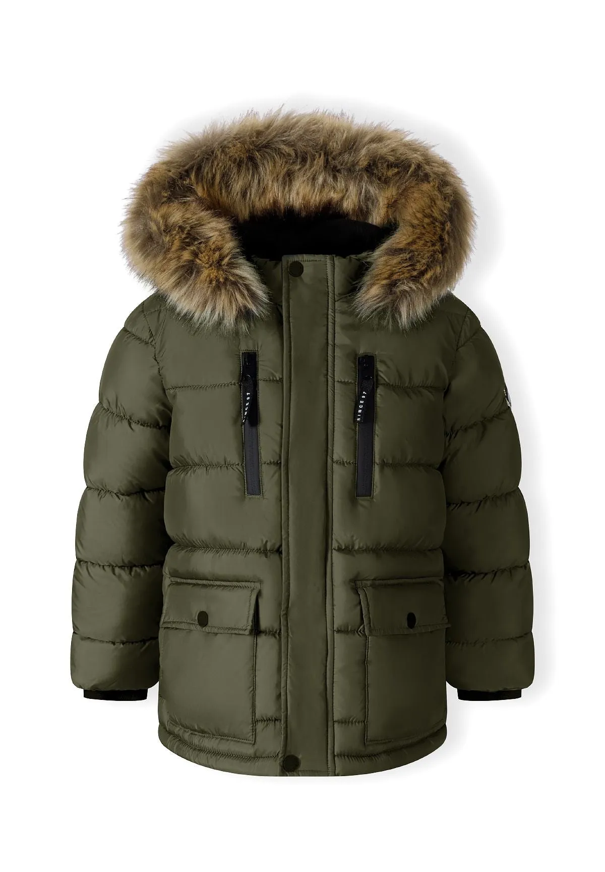 Minoti 45249 parka foret khaki drenge vinter