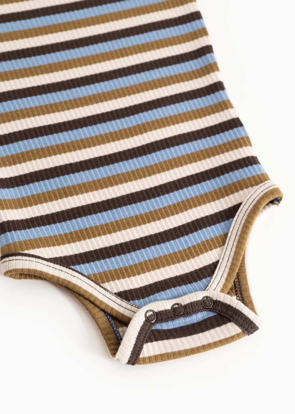 MarMar Plain Body LS bodystocking Stripes modal