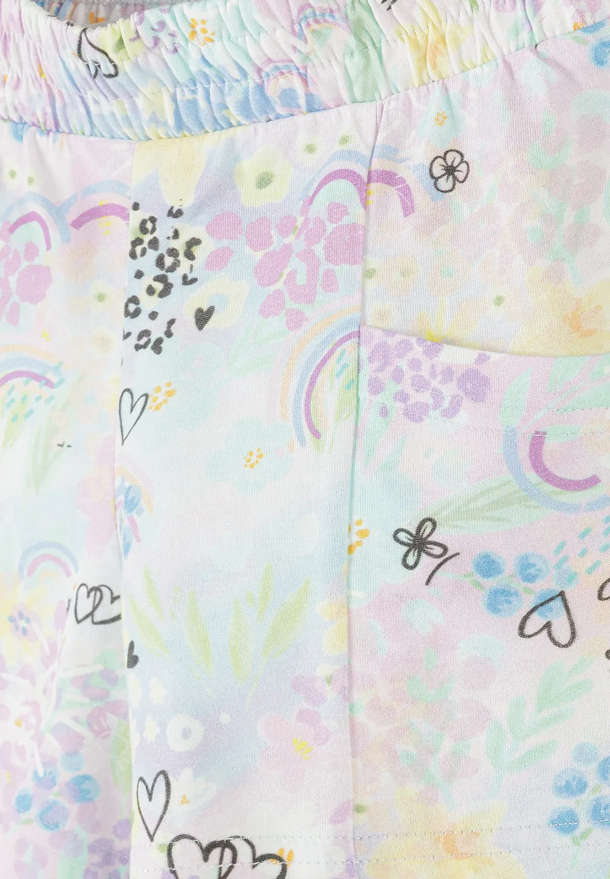 Minoti jersey shorts lilla 3-pak bomuld