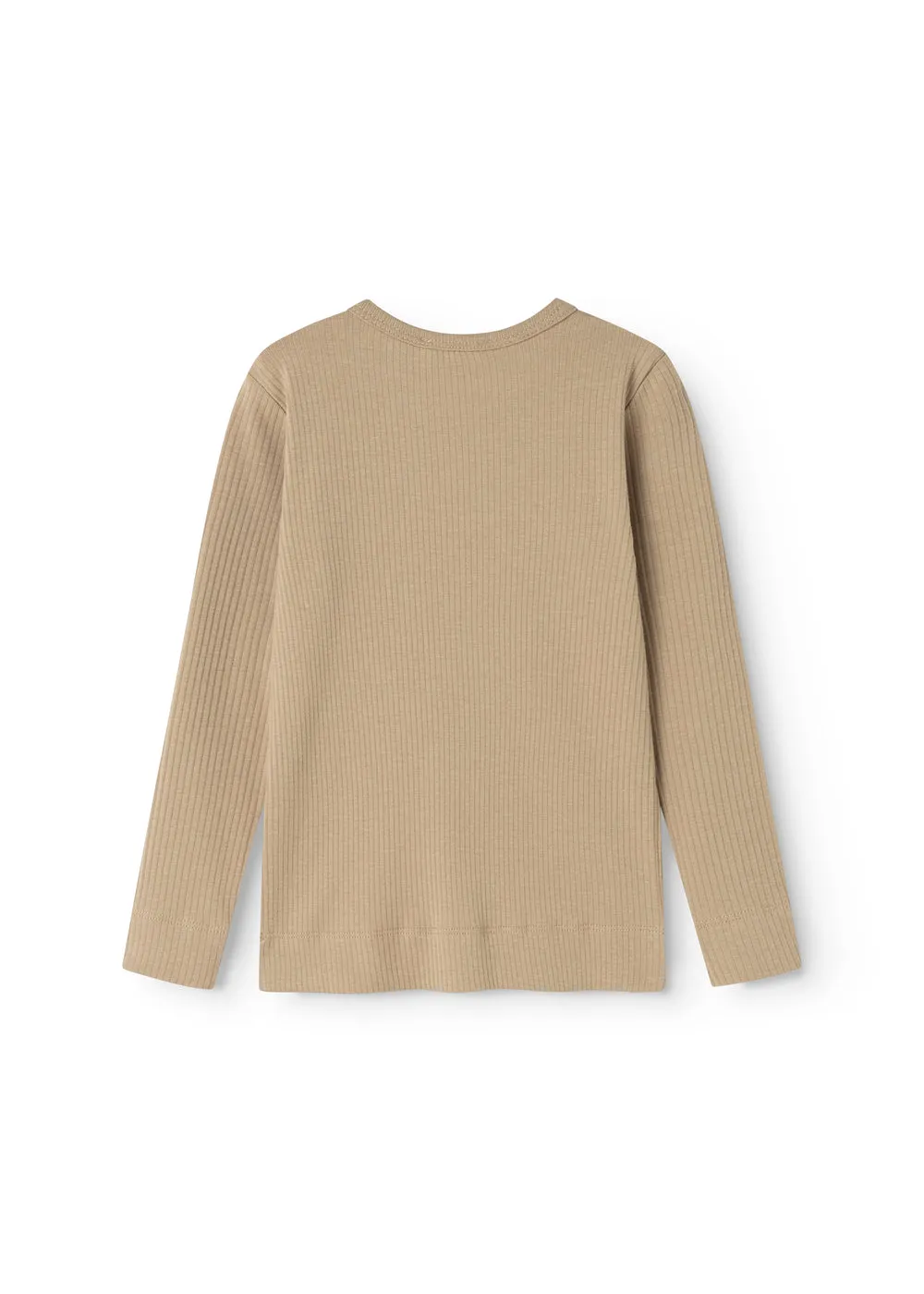 MarMar Jeans Plain Tee LS T-shirt Muddy langærmet modal
