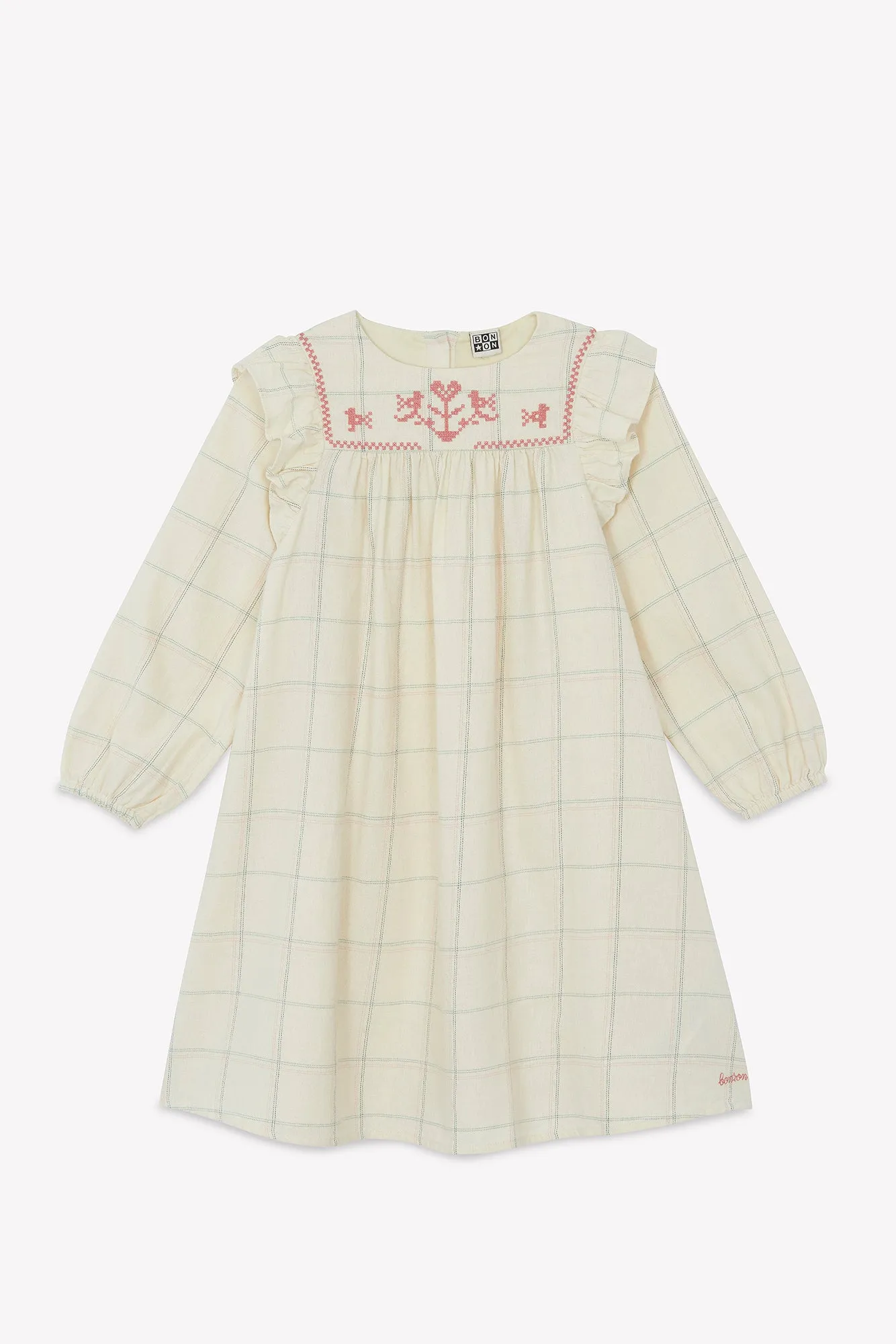 Bonton Delia Carreau Winter kjole ternet 2-14 år