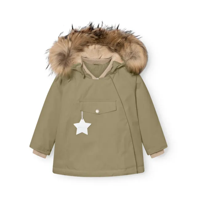 MINI A TURE Matwang vinterjakke Angora cream 4y baby