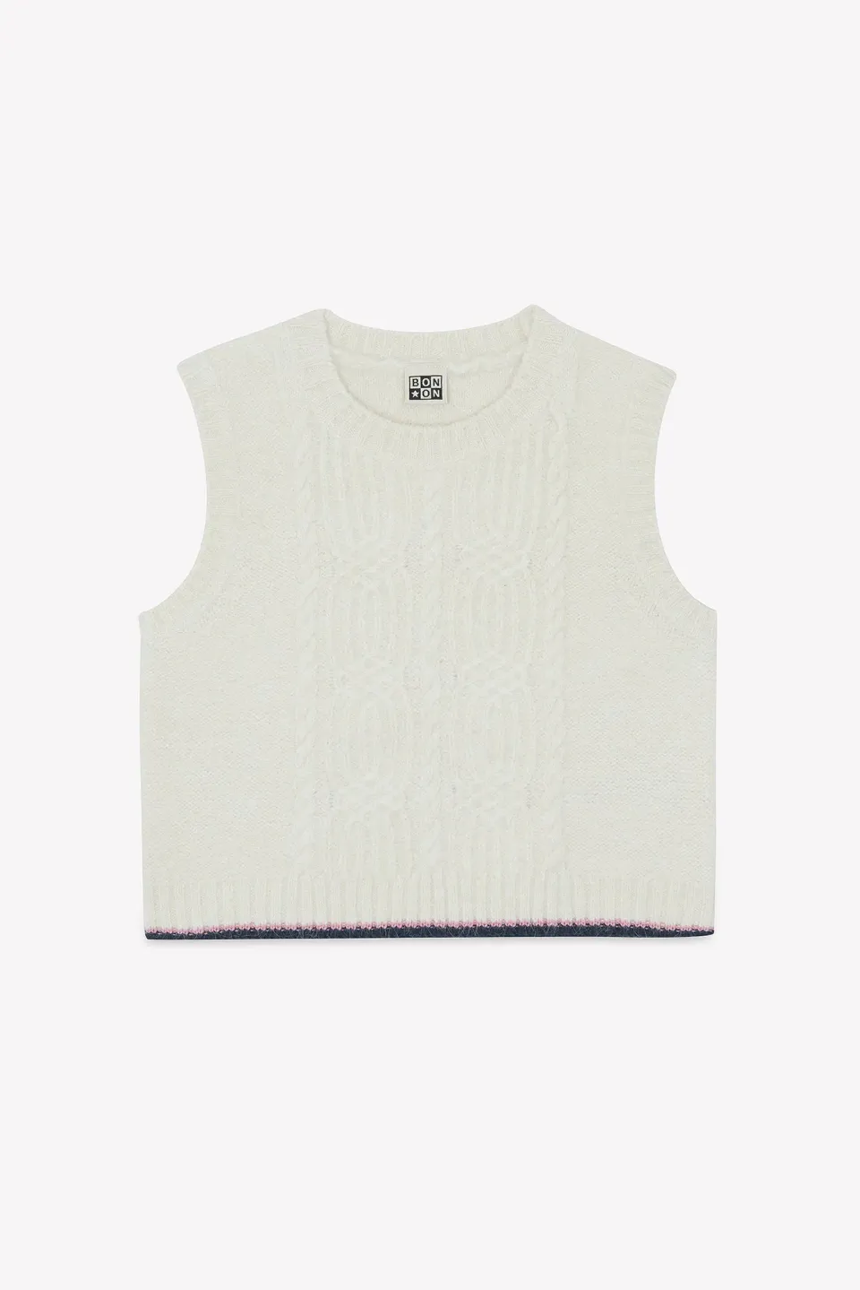 Bonton Lucia Mouton strikvest snoningsstrik