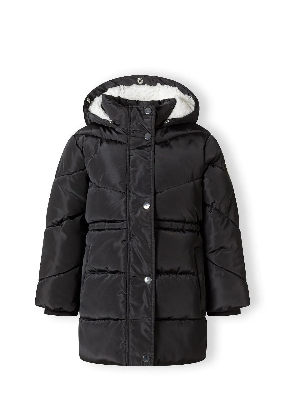 Minoti 45299 parka vinterjakke sort foret