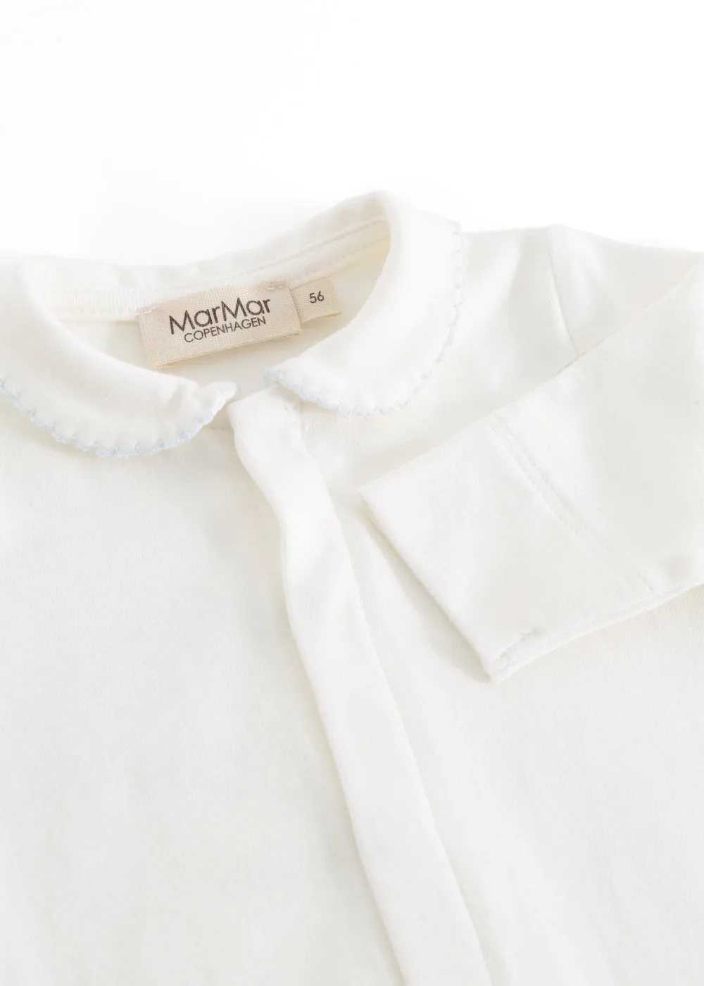 MarMar Ricci Light Blue Picot heldragt til baby