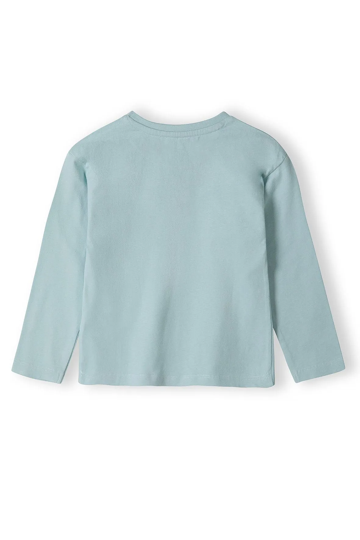 Minoti 39669 langærmet t-shirt mint piger bomuld