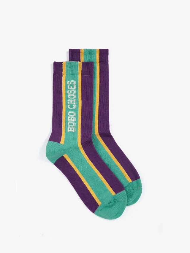 Bobo Choses All About Monsters strømper 23-25 violet