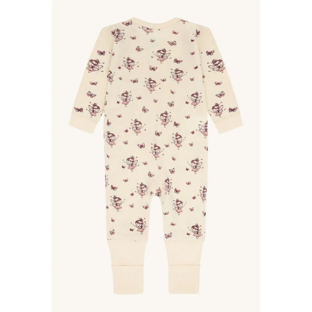 Hust & Claire Manu natdragt Off White uld bambus